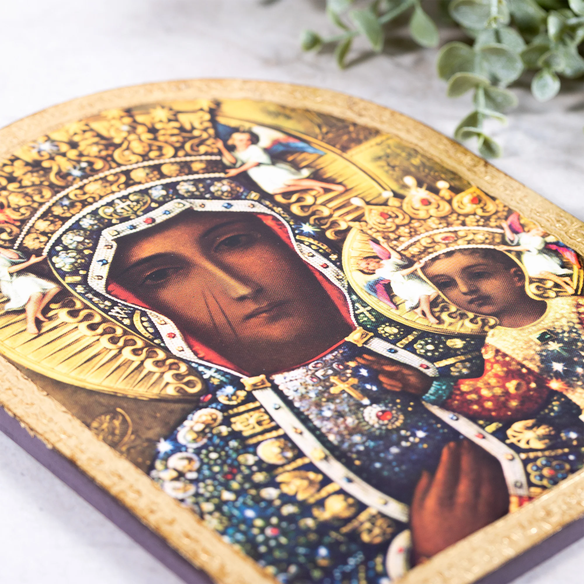 Our Lady of Czestochowa Icon Plaque - Image 3