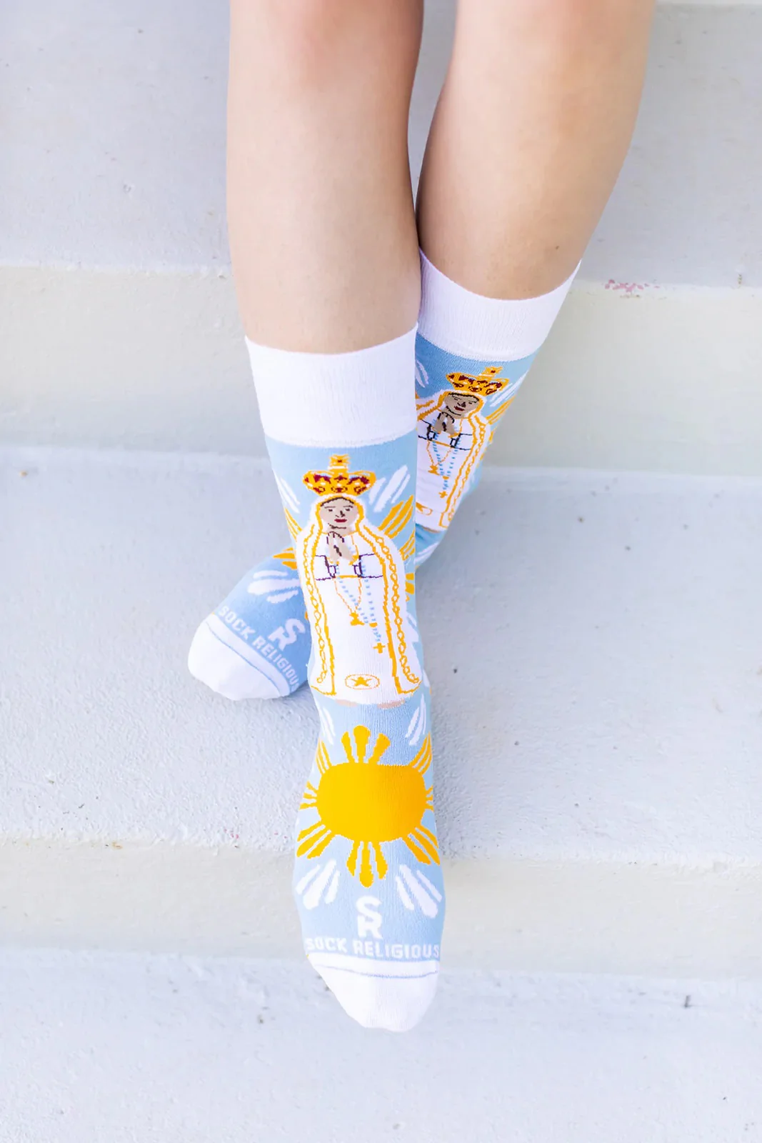 Our Lady Of Fatima Adult Socks - Image 3