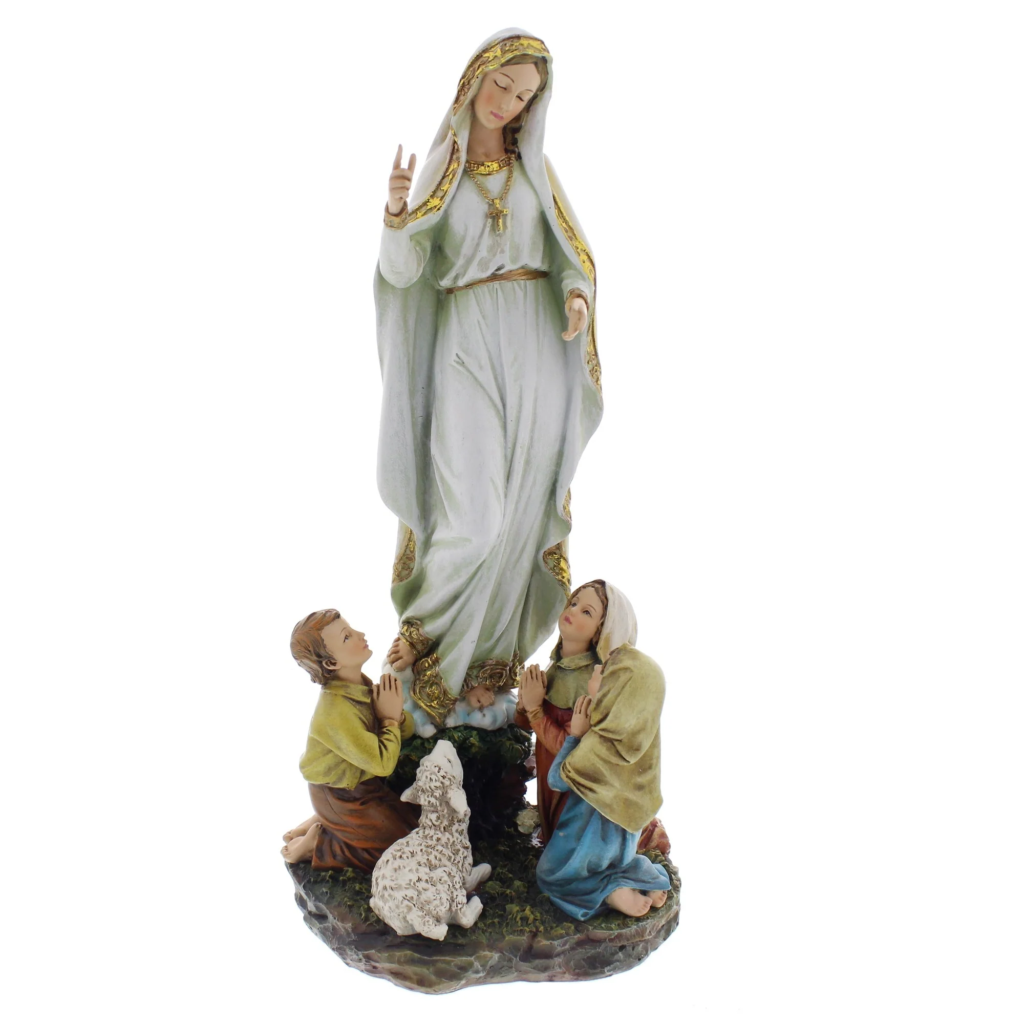 Our Lady of Fatima Figure - 12" - Image 2