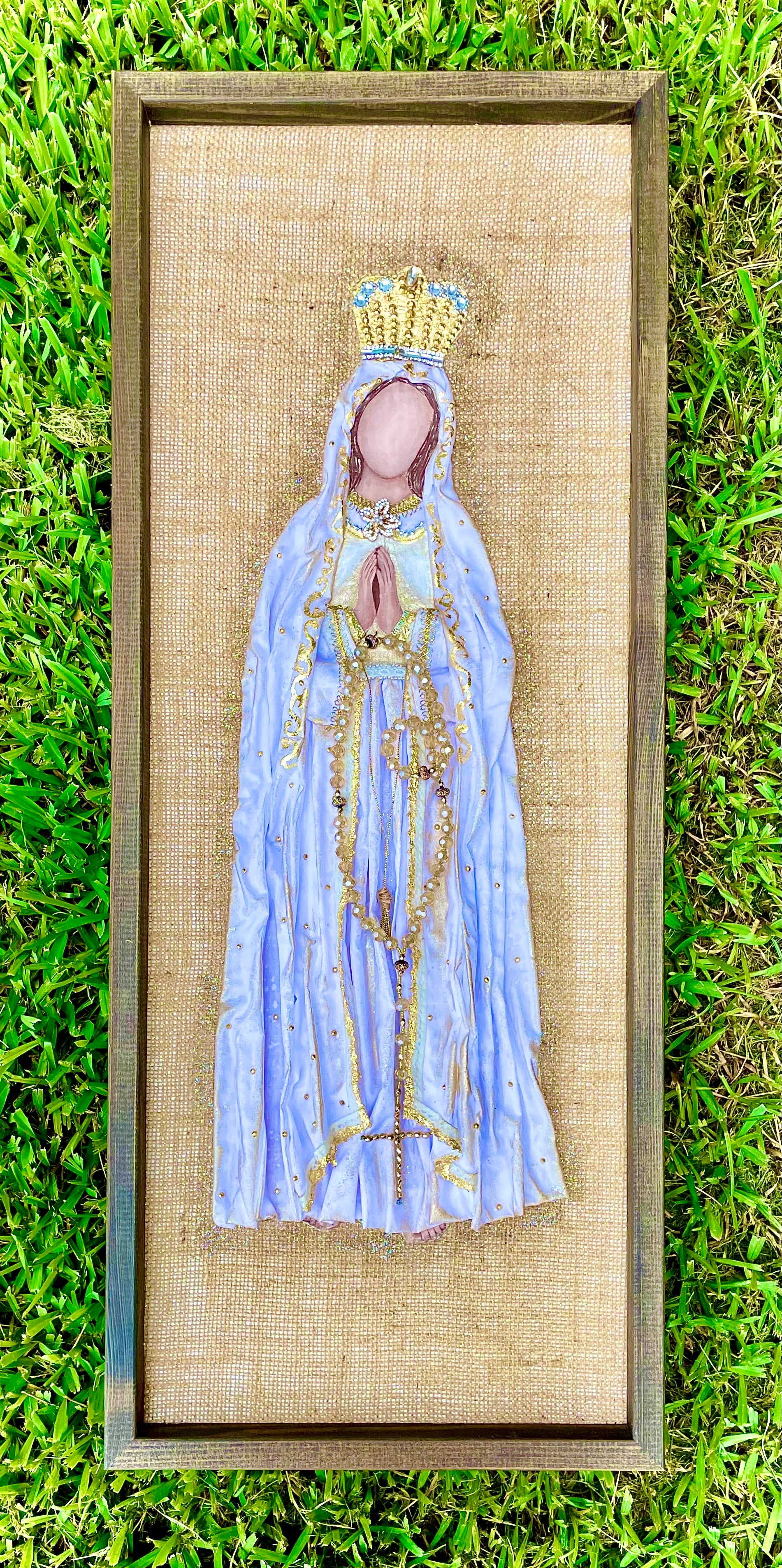Our Lady of Fatima Handcrafted Framed Art - Multiple Sizes