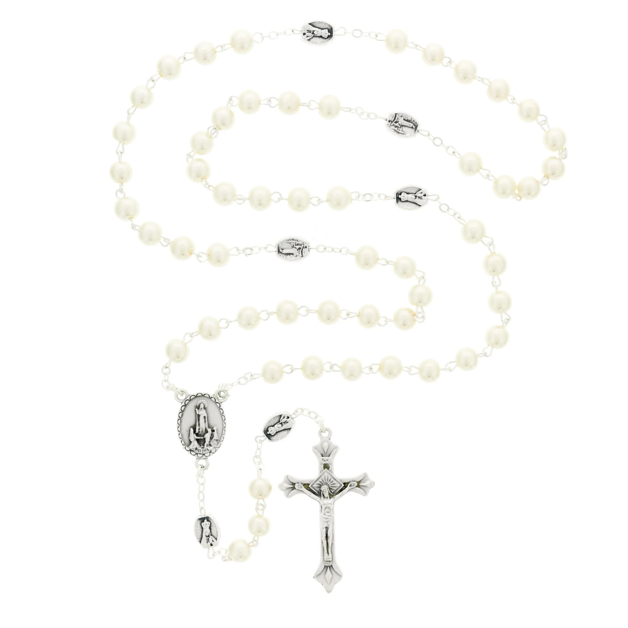 Our Lady of Fatima Olive Wood Box & Rosary - Image 3