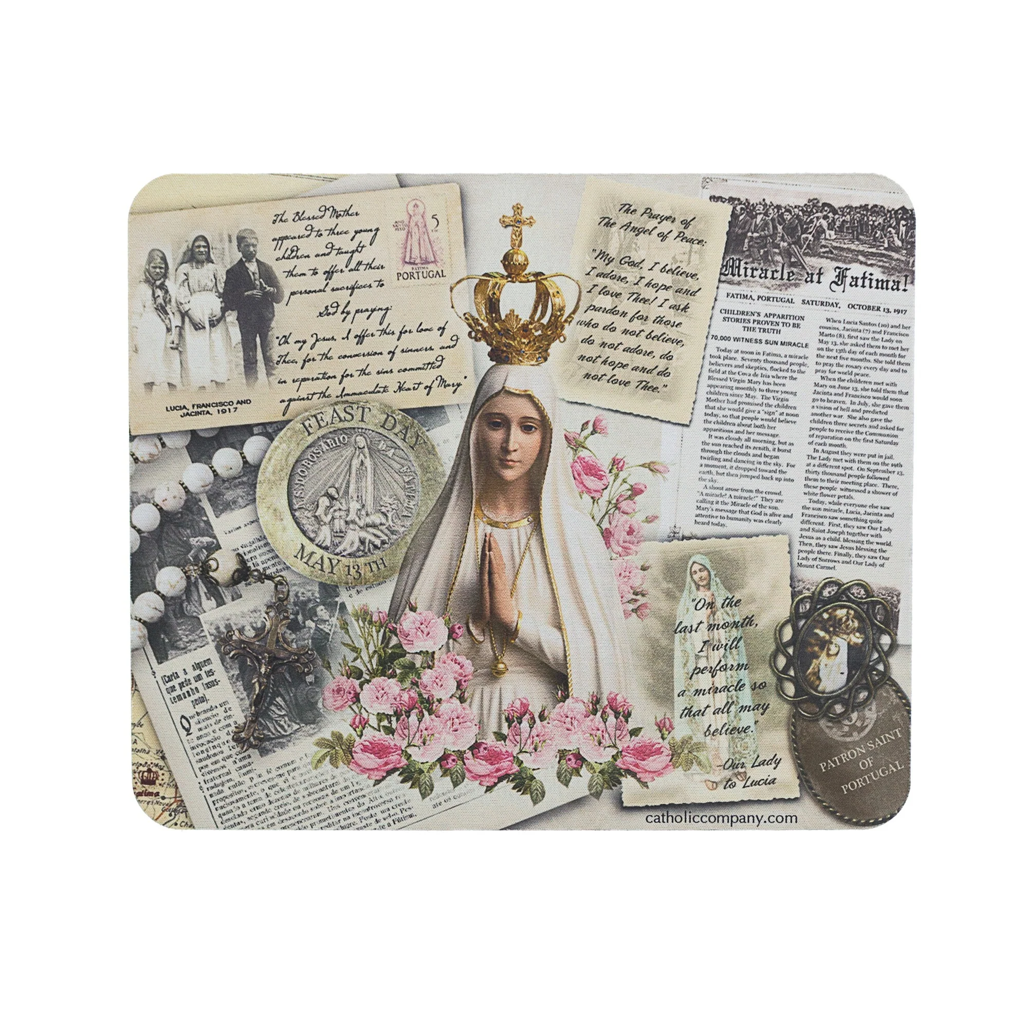 Our Lady of Fatima Story Mousepad - Image 2