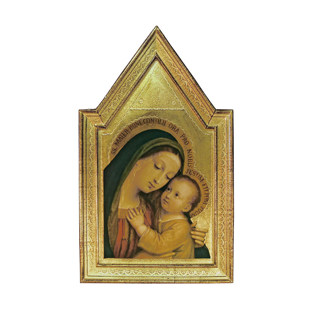 Our Lady of Good Counsel Florentine Plaque - 19" x 12"