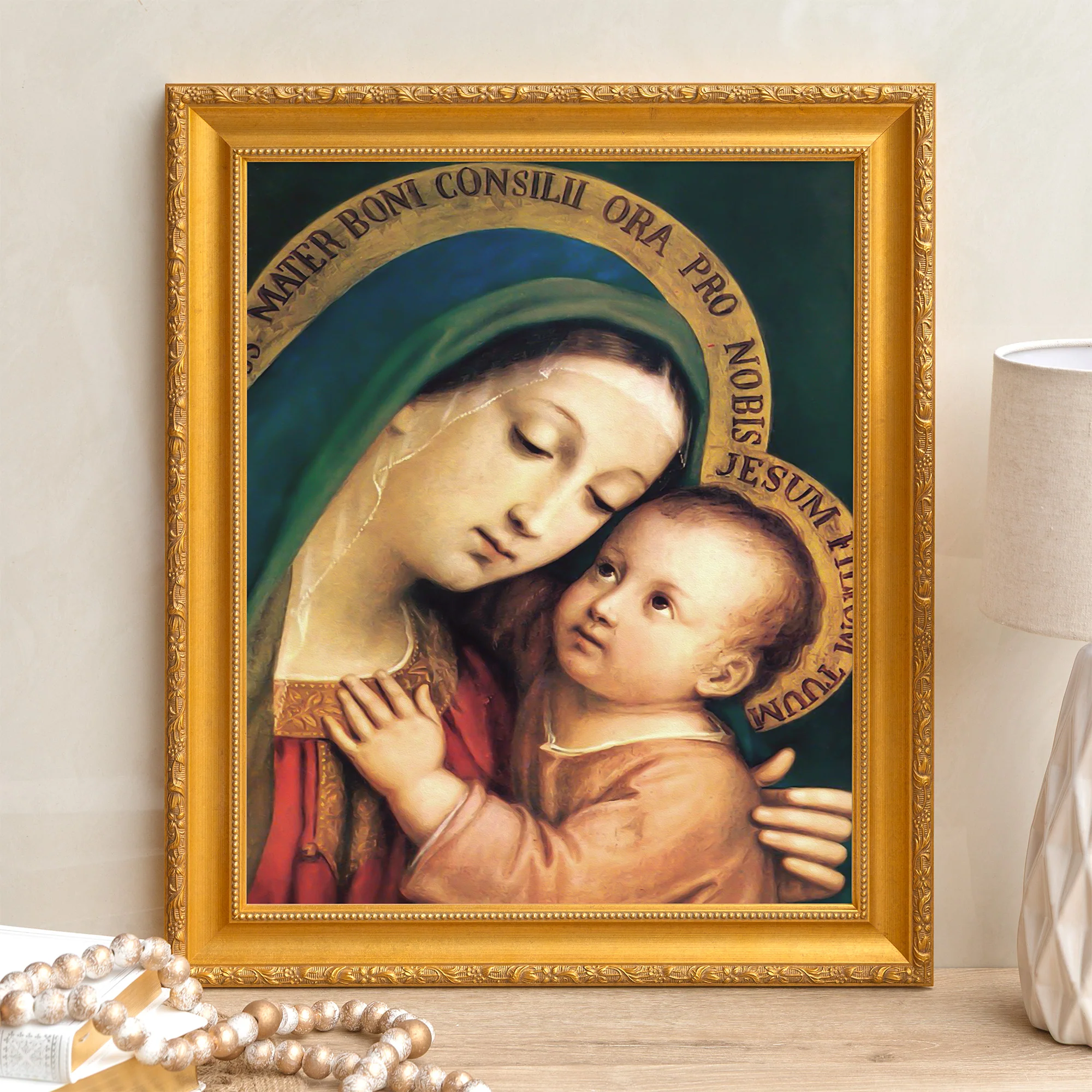 Our Lady of Good Counsel Framed Canvas - Sacred Signature Collection - Image 10