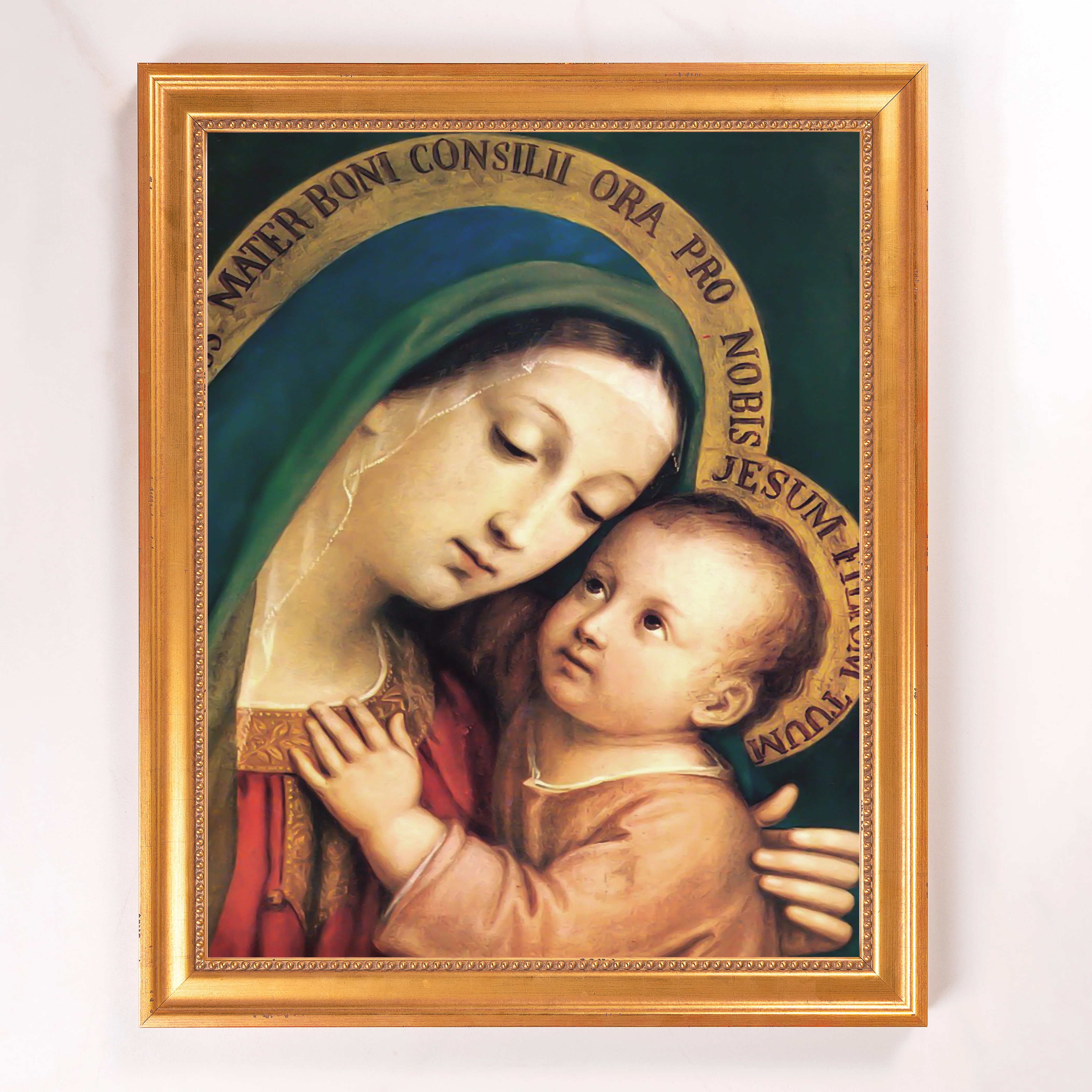 Our Lady of Good Counsel Framed Canvas - Sacred Signature Collection - Image 2