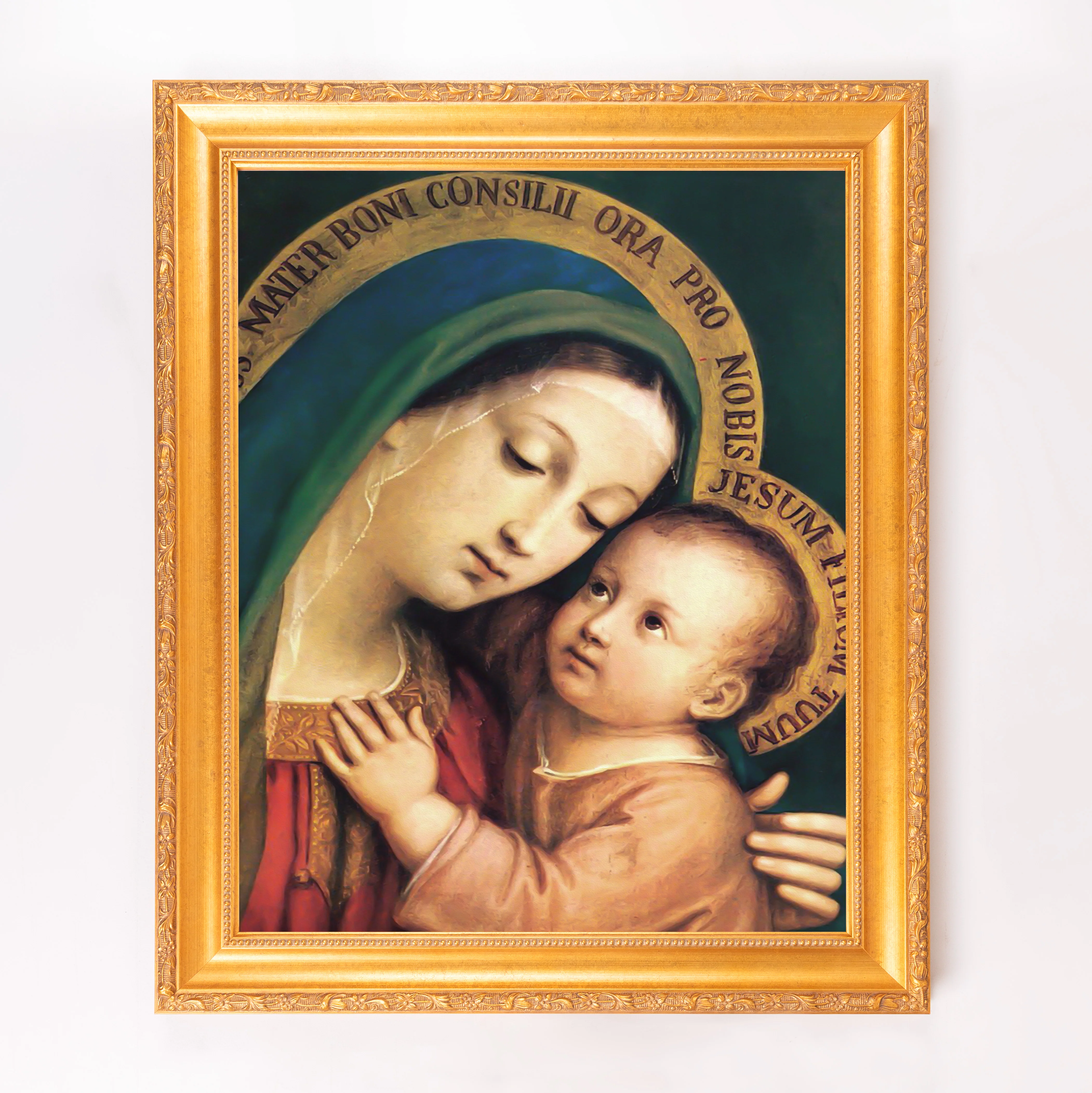 Our Lady of Good Counsel Framed Canvas - Sacred Signature Collection - Image 3