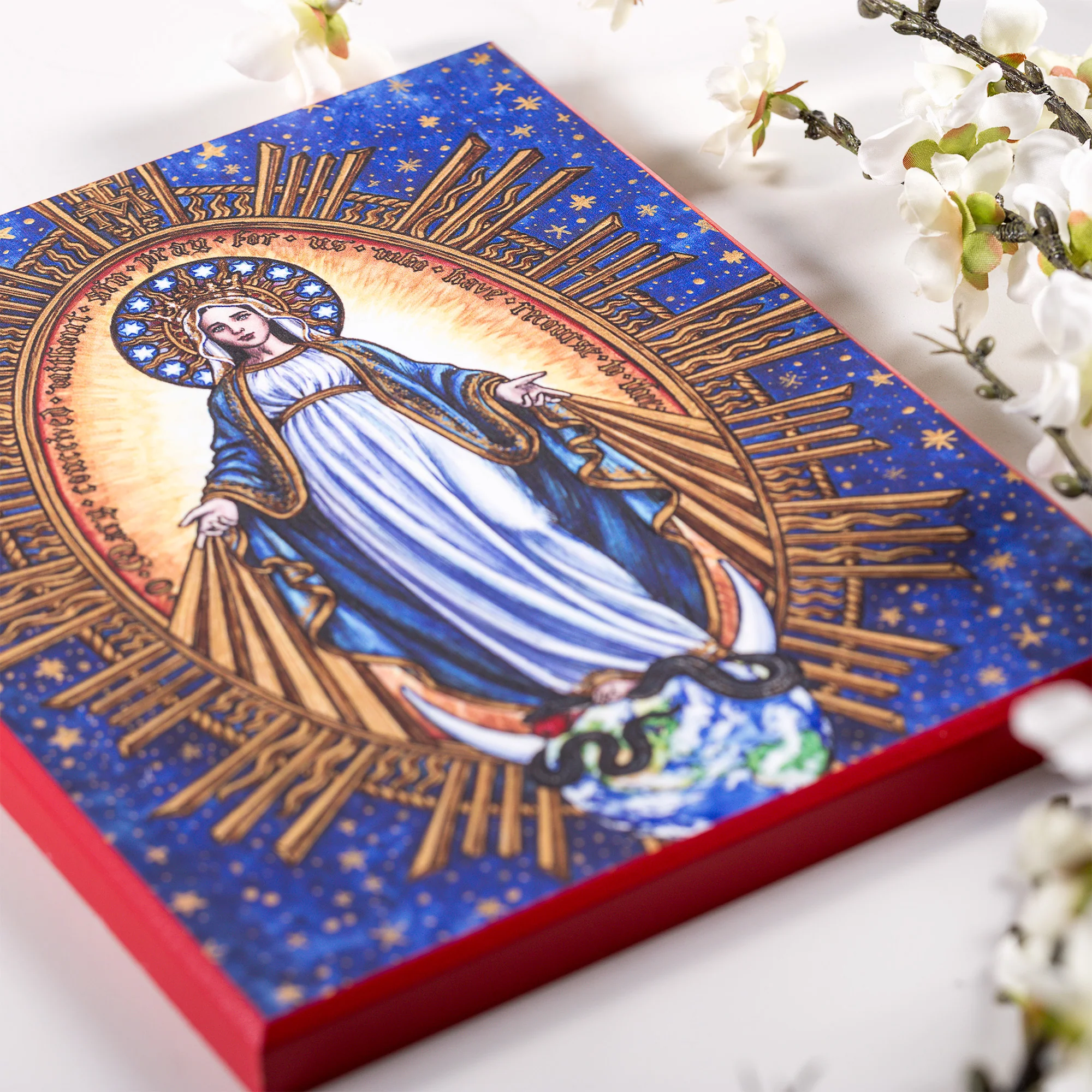 Our Lady of Grace Contemporary Wall Plaque - 8" x 10" - Image 5