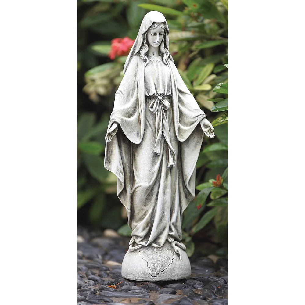 Our Lady of Grace Garden Statue - 14" - Image 2