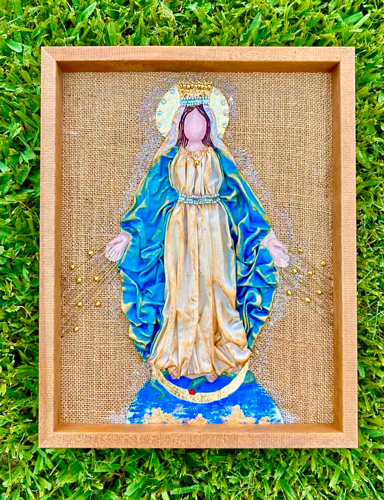 Our Lady of Grace Handcrafted Framed Art - Multiple Sizes