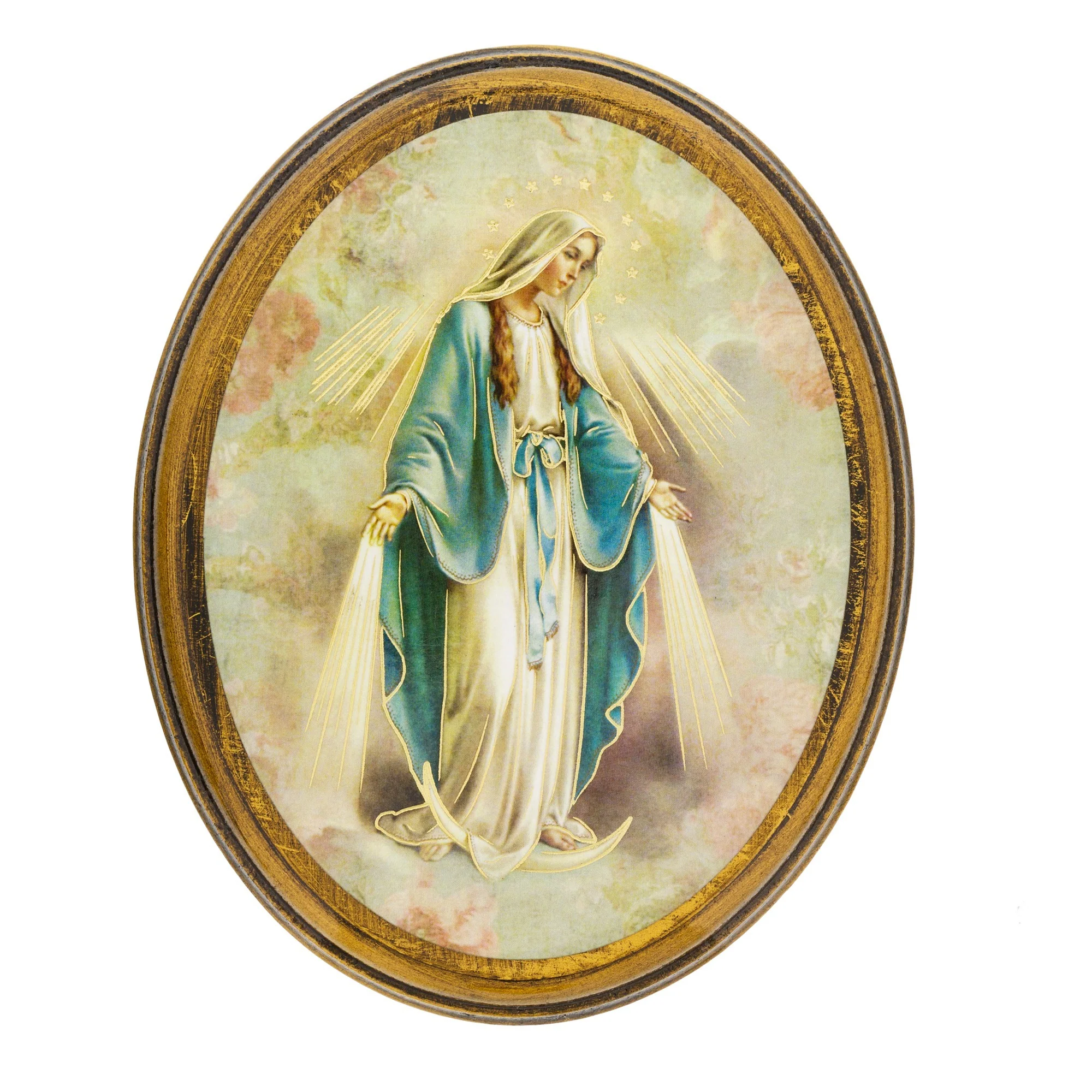 Our Lady of Grace Oval Plaque