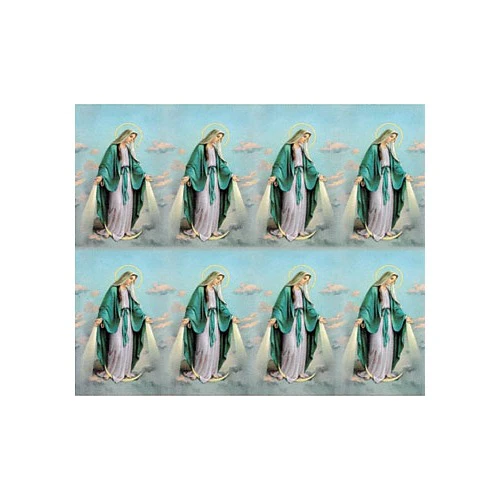 Laminated Our Lady of Grace Personalized Prayer Card (Priced Per Card) - Image 2