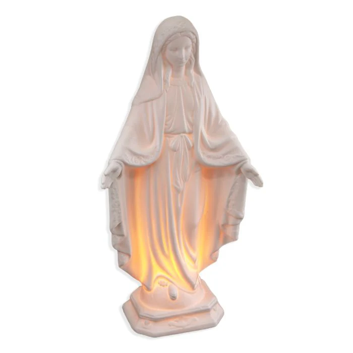 Our Lady of Grace Porcelain Bisque Night Light