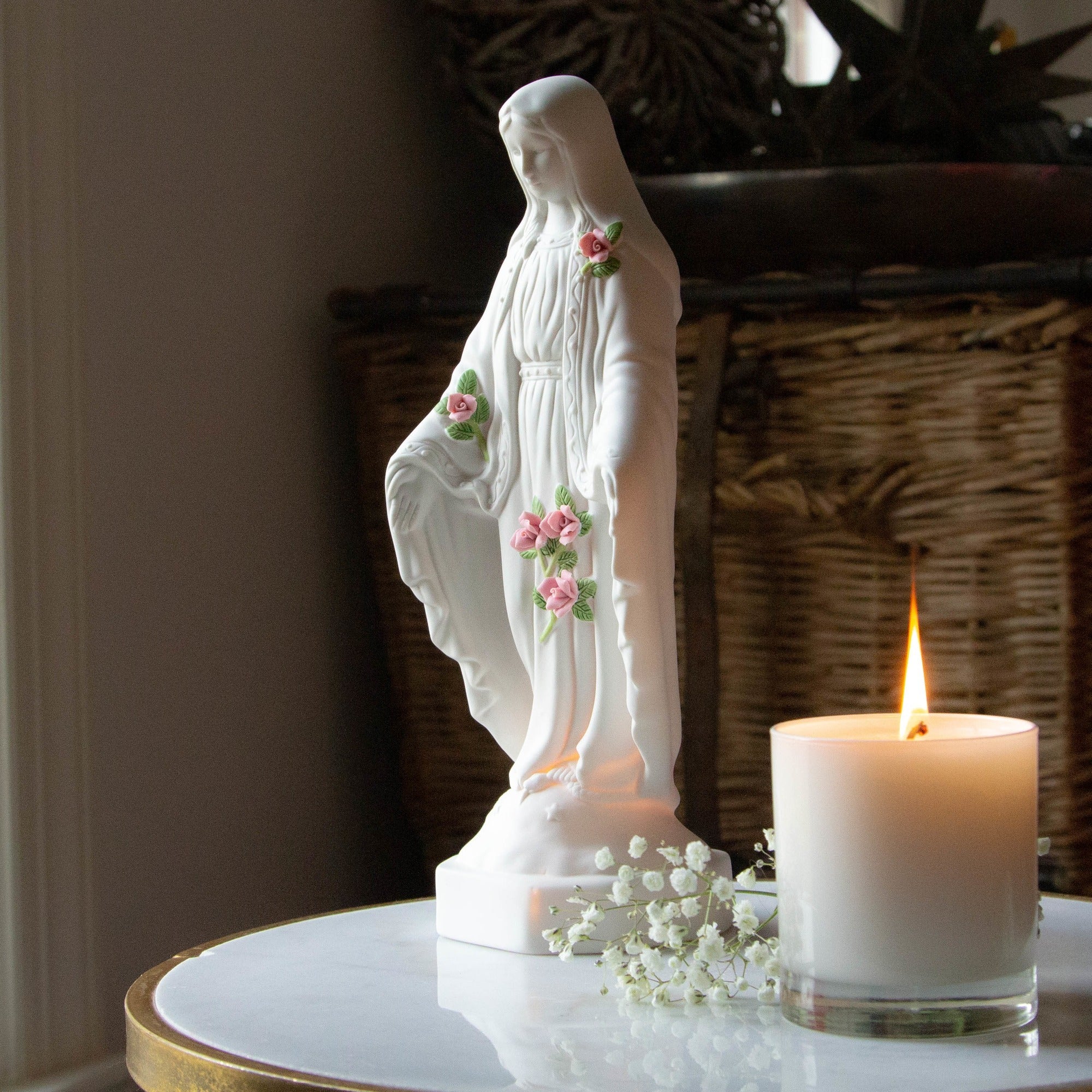 Our Lady of Grace Porcelain Night Light - Image 2