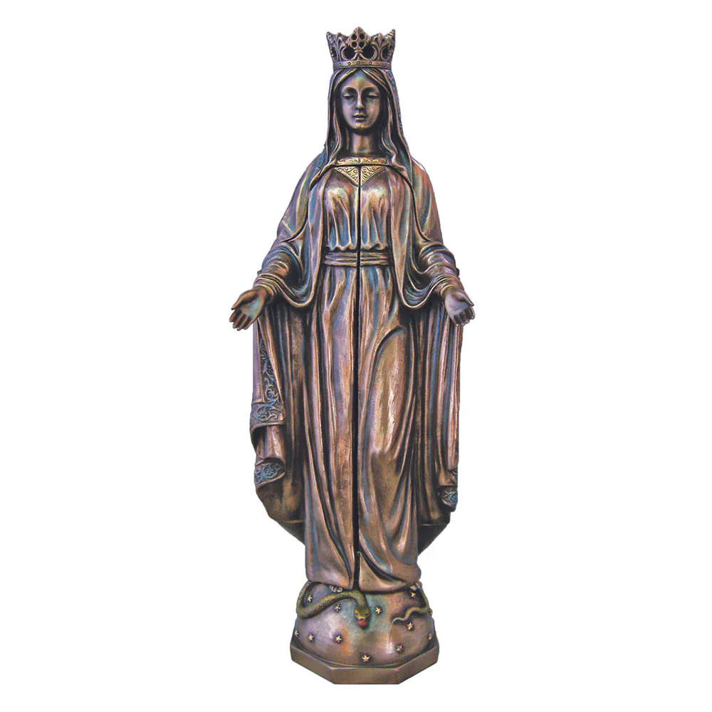 Our Lady of Grace Veronese Triptych 11" - Image 2