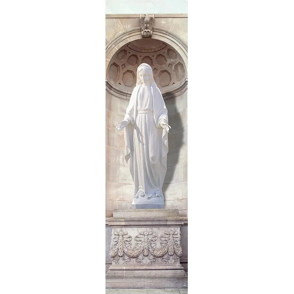 Our Lady Of Grace White Statue - 58"