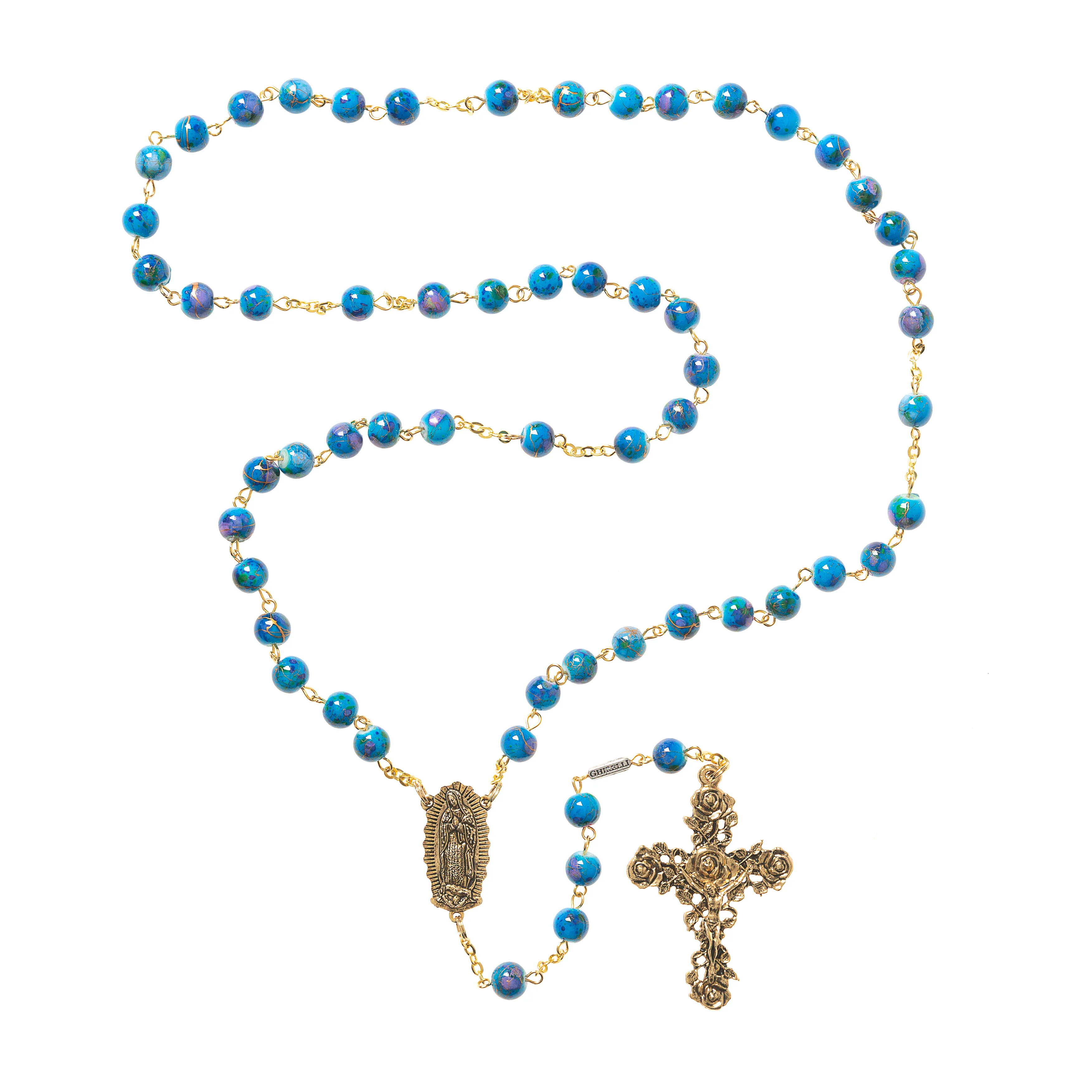 Our Lady of Guadalupe Bohemian Glass Rosary - Image 3