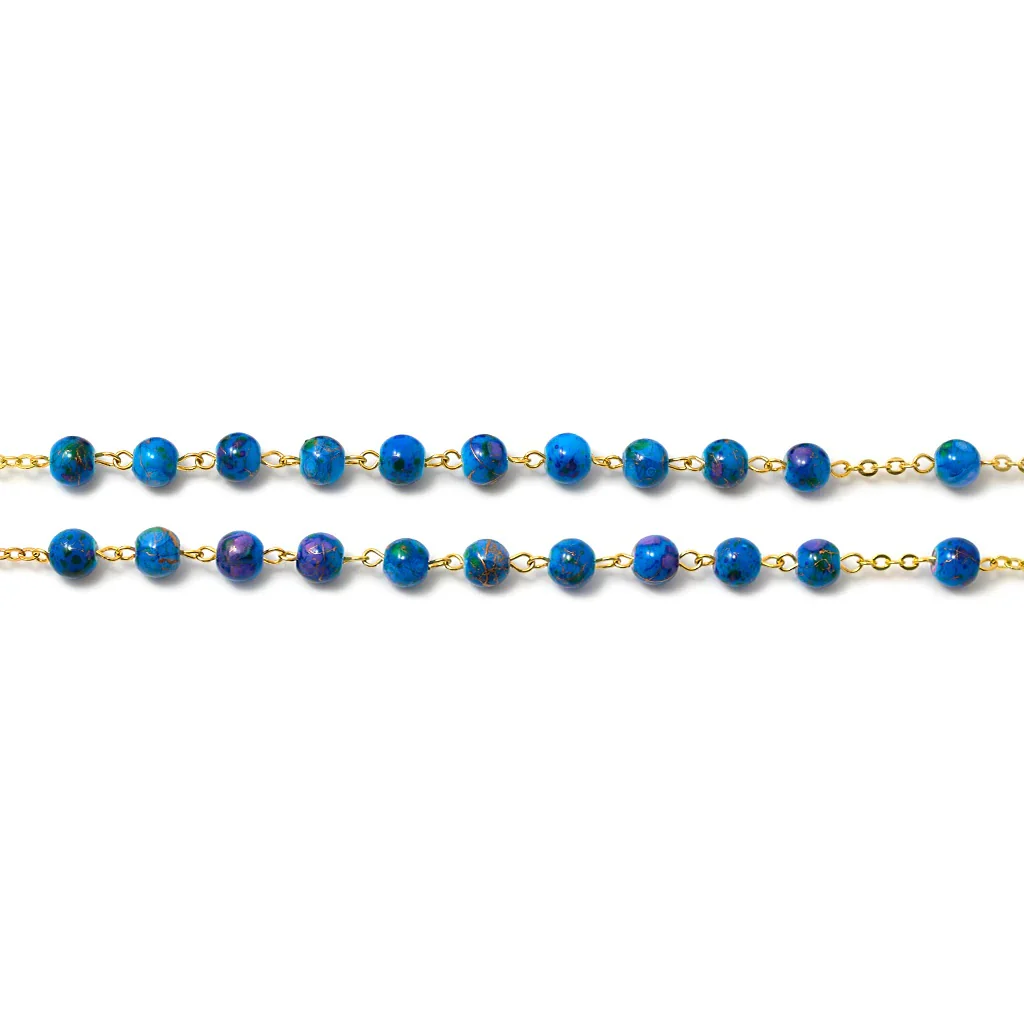 Our Lady of Guadalupe Bohemian Glass Rosary - Image 4