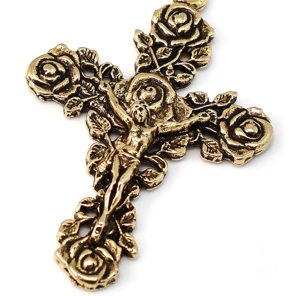 Our Lady of Guadalupe Bohemian Glass Rosary - Image 7