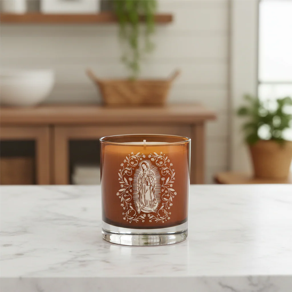 Our Lady of Guadalupe Candle - Image 4