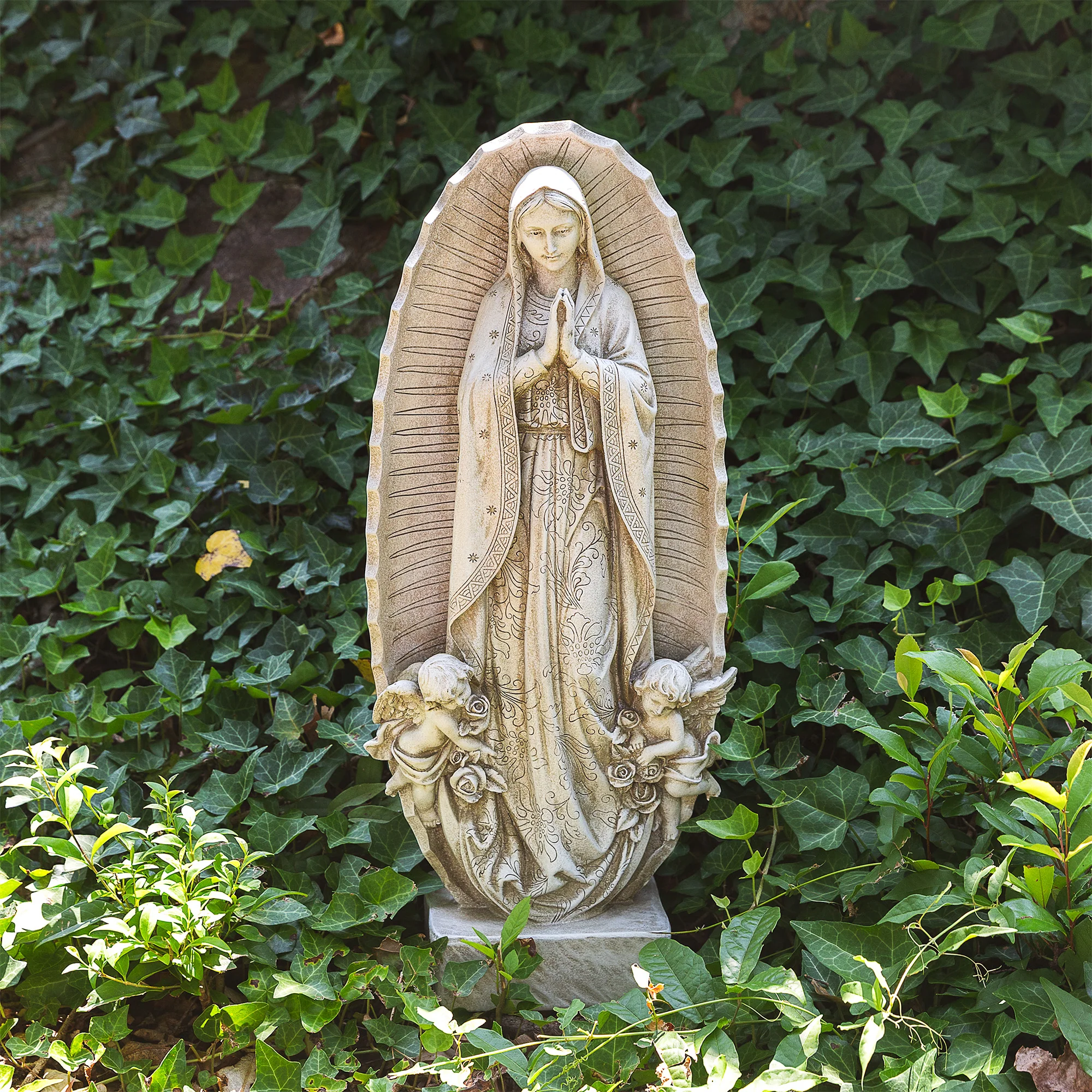 Our Lady of Guadalupe Garden Statue - 23.5" - Image 2