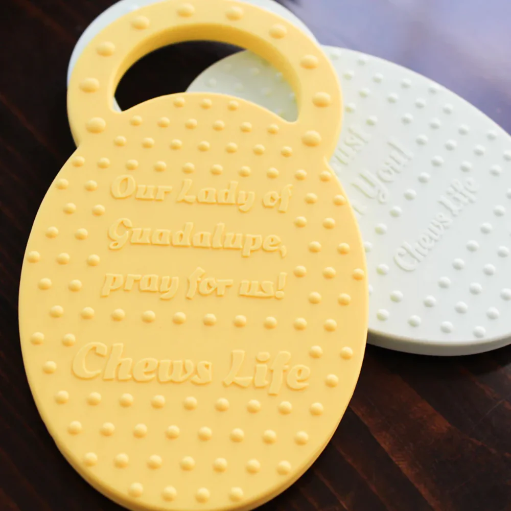 Our Lady of Guadalupe Silicone Teething Ring - Image 3