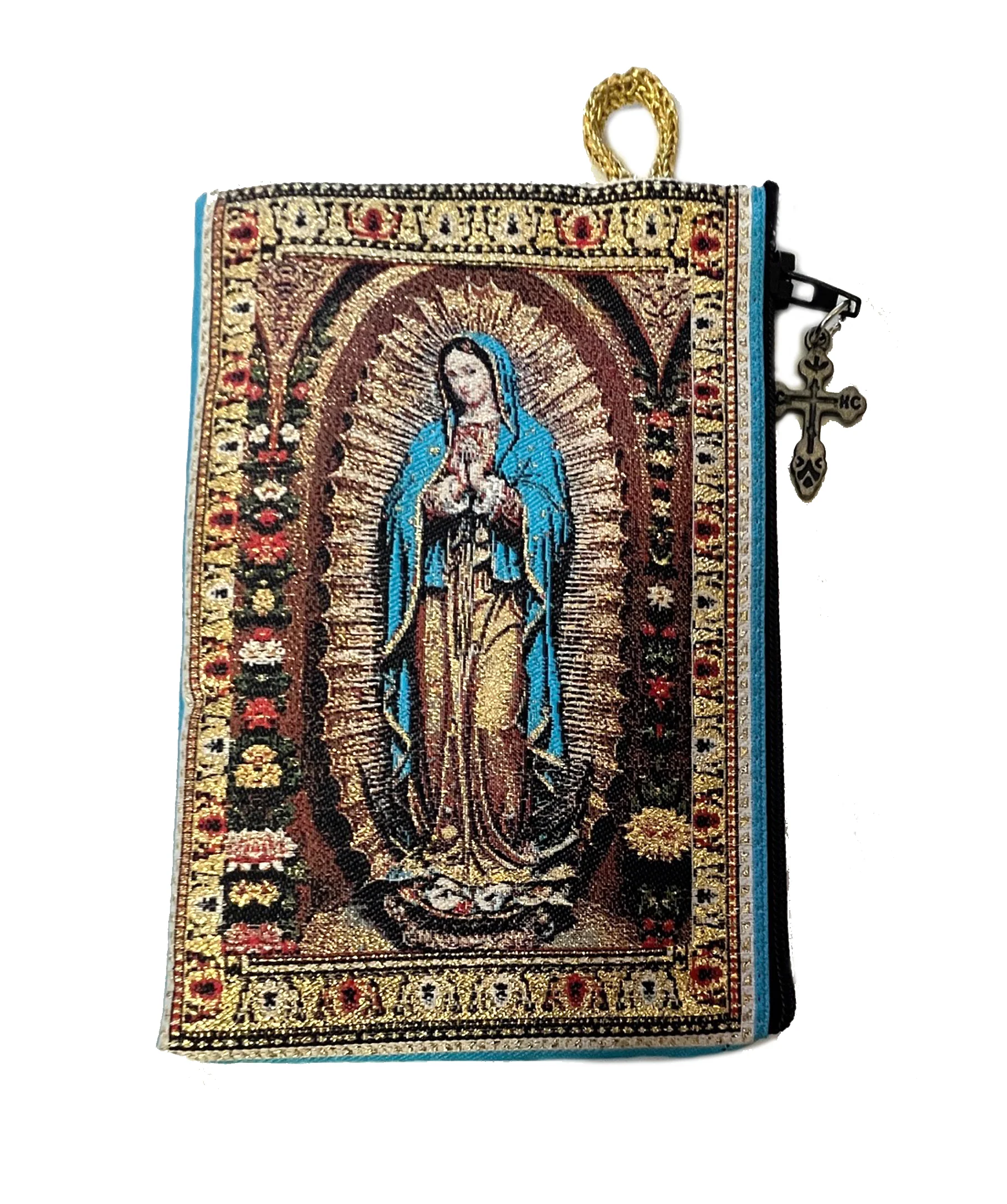 Our Lady of Guadalupe & St. Michael Two Sided Rosary Pouch - Image 4