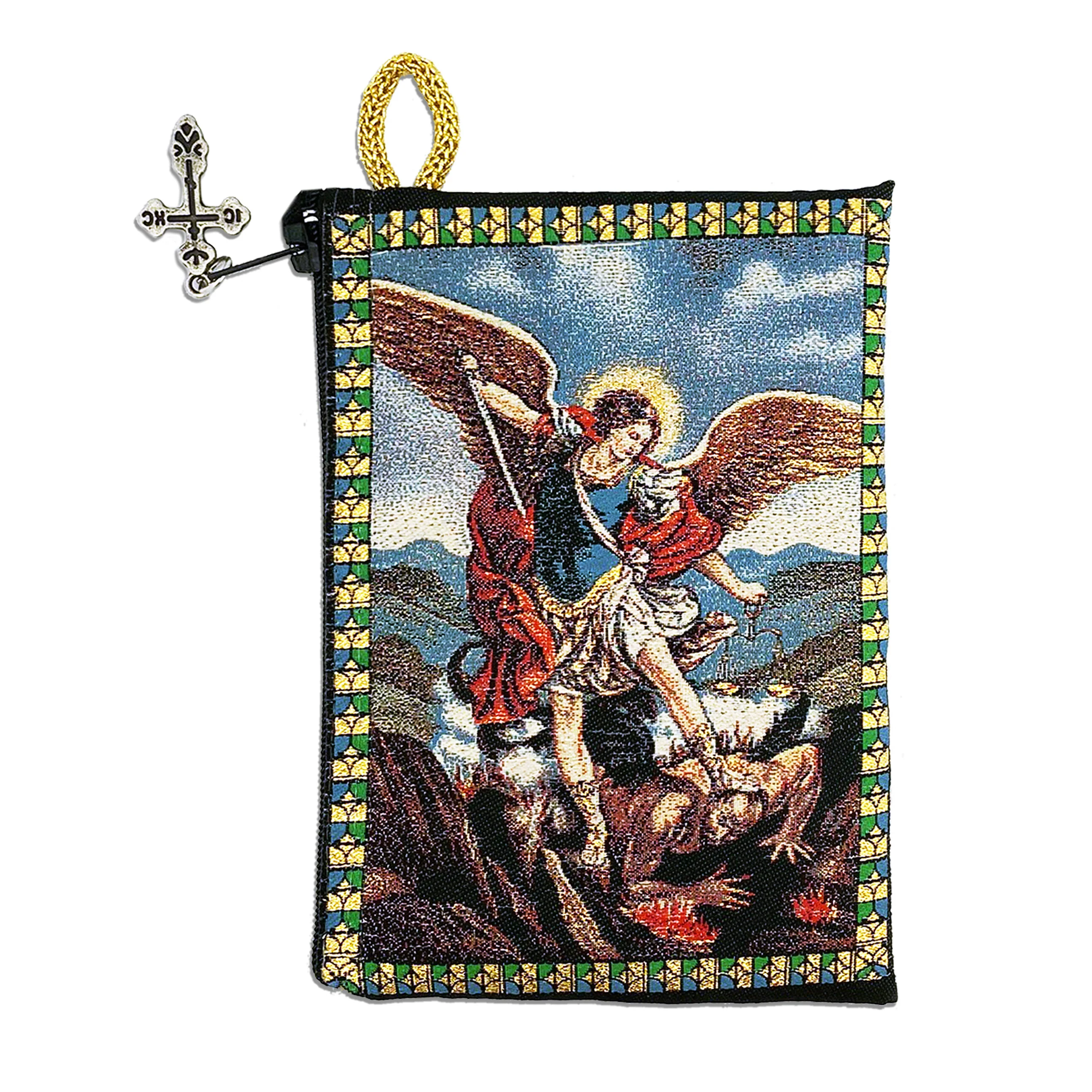 Our Lady of Guadalupe & St. Michael Two Sided Rosary Pouch - Image 7