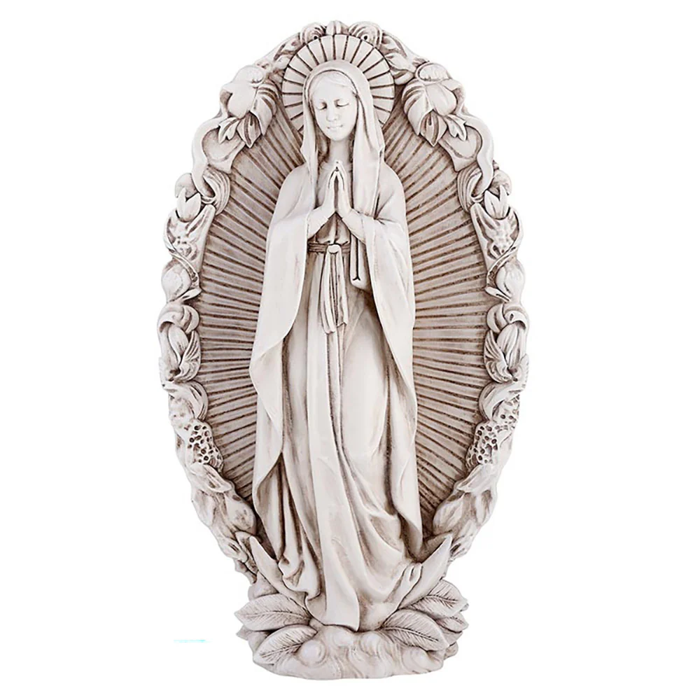 Our Lady of Guadalupe Sunburst Statue - 12.5" - Image 2