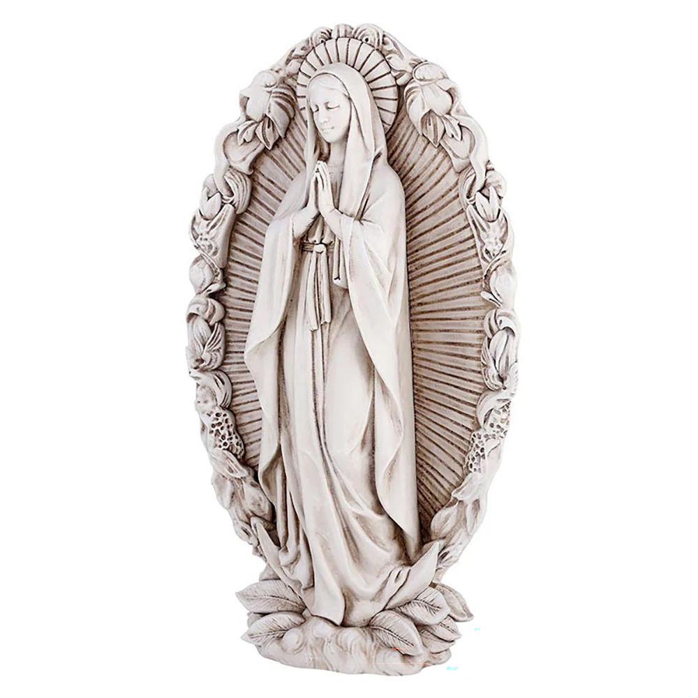Our Lady of Guadalupe Sunburst Statue - 12.5" - Image 3