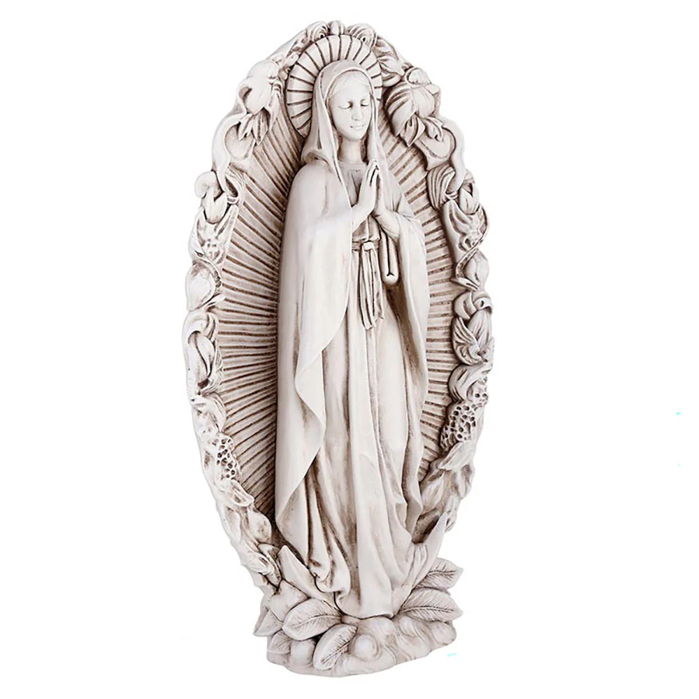Our Lady of Guadalupe Sunburst Statue - 12.5" - Image 4
