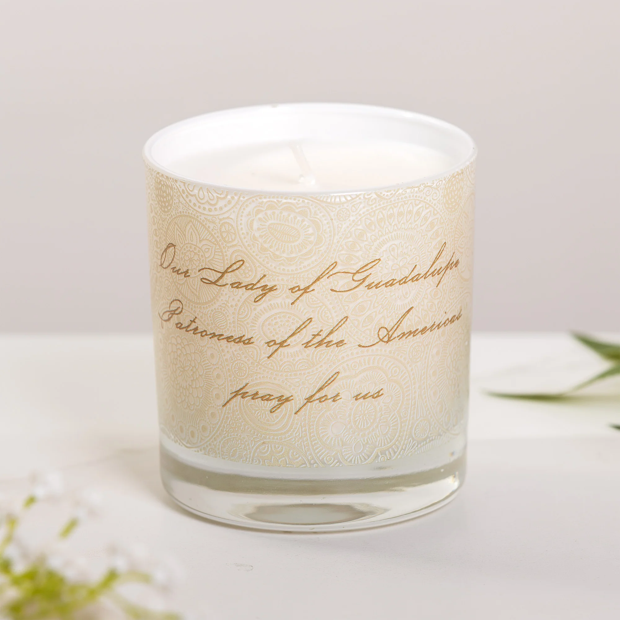 Our Lady of Guadalupe Toile Candle - Image 2
