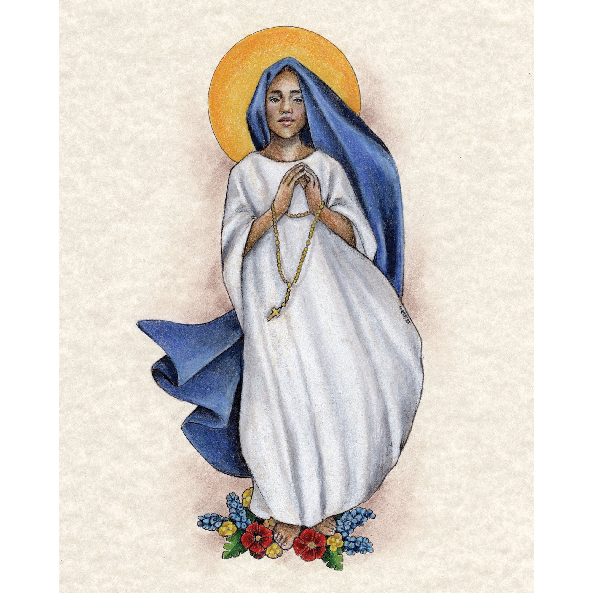 Our Lady of Kibeho Art Print - Image 2