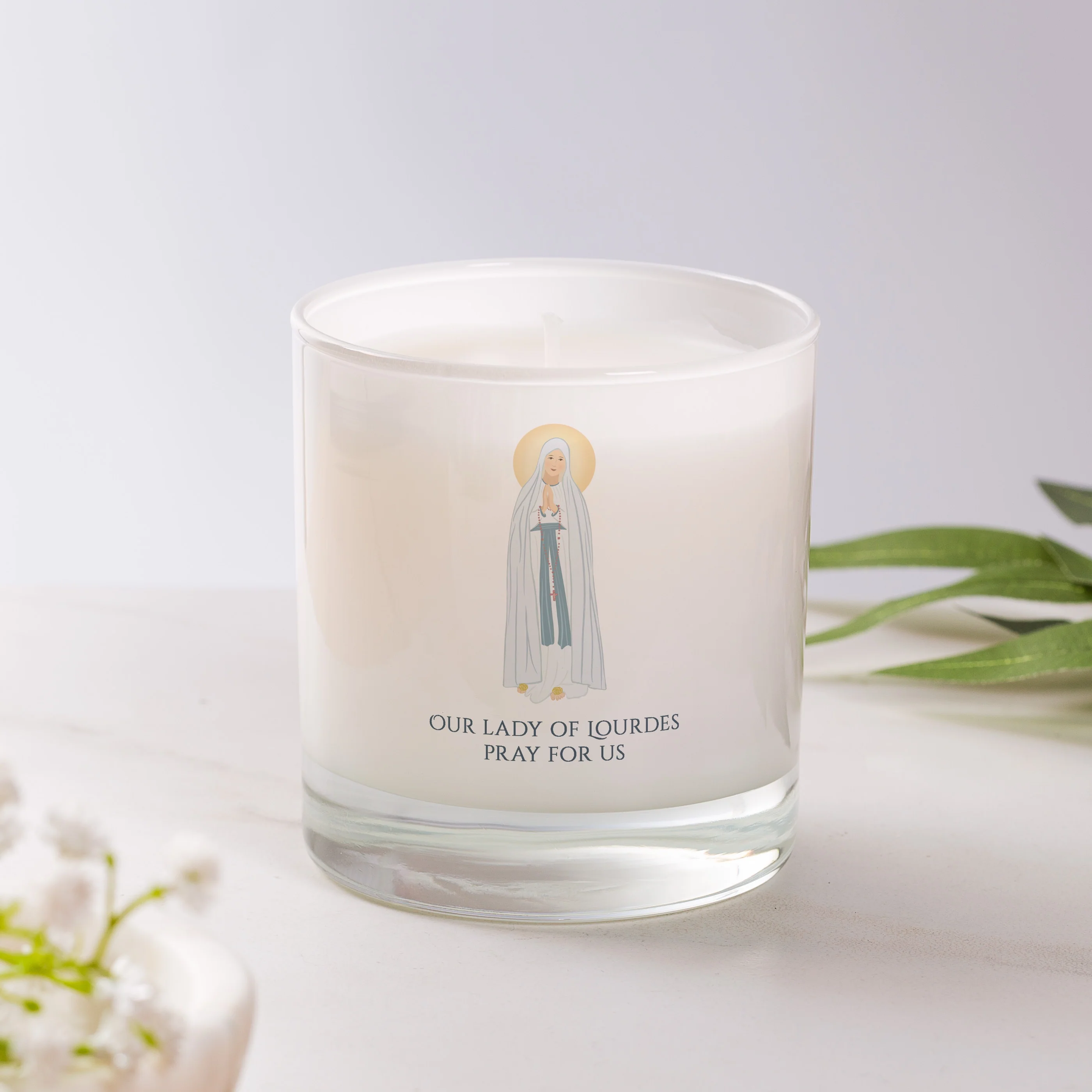 Our Lady of Lourdes Candle