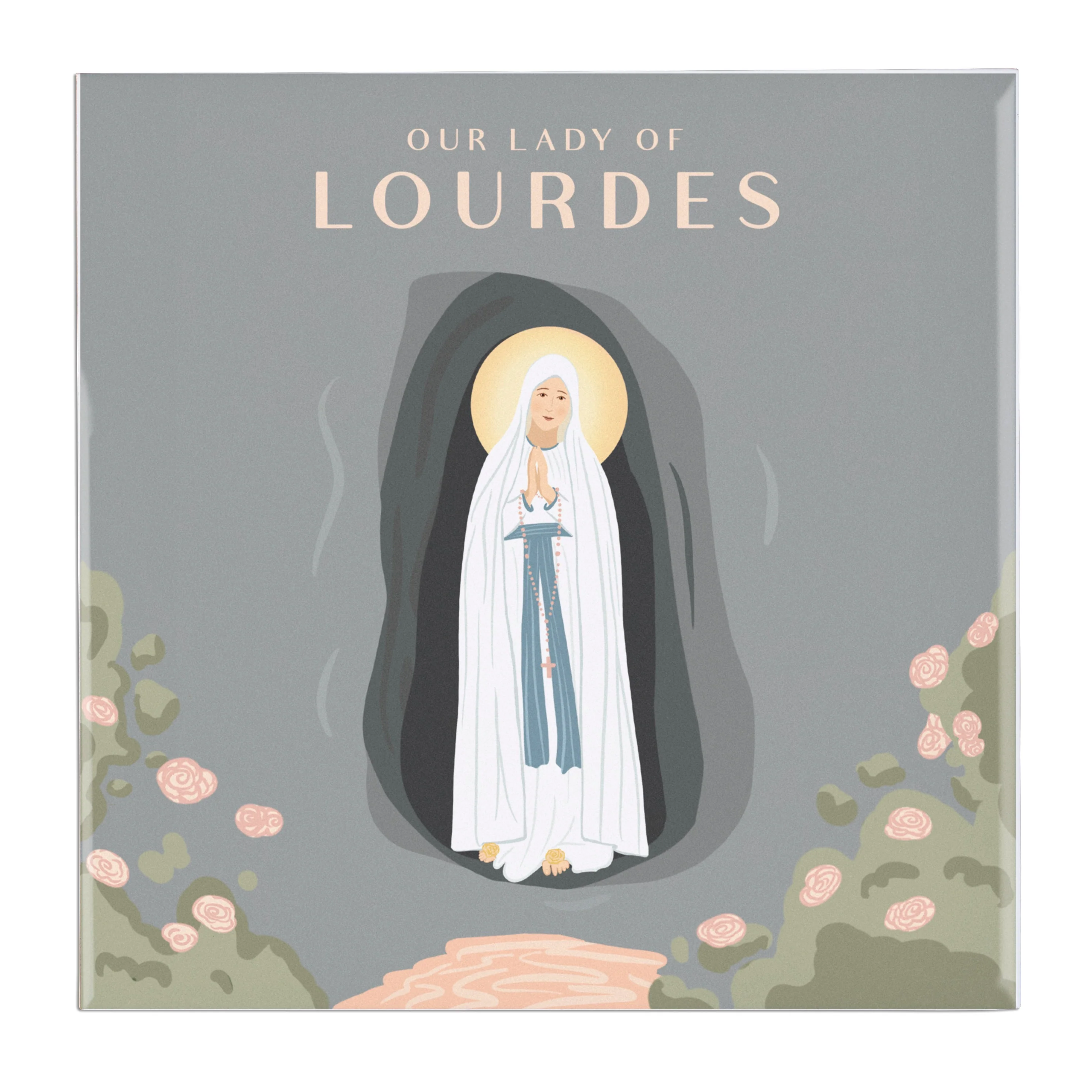 Our Lady of Lourdes Travel Print Tile - Image 2