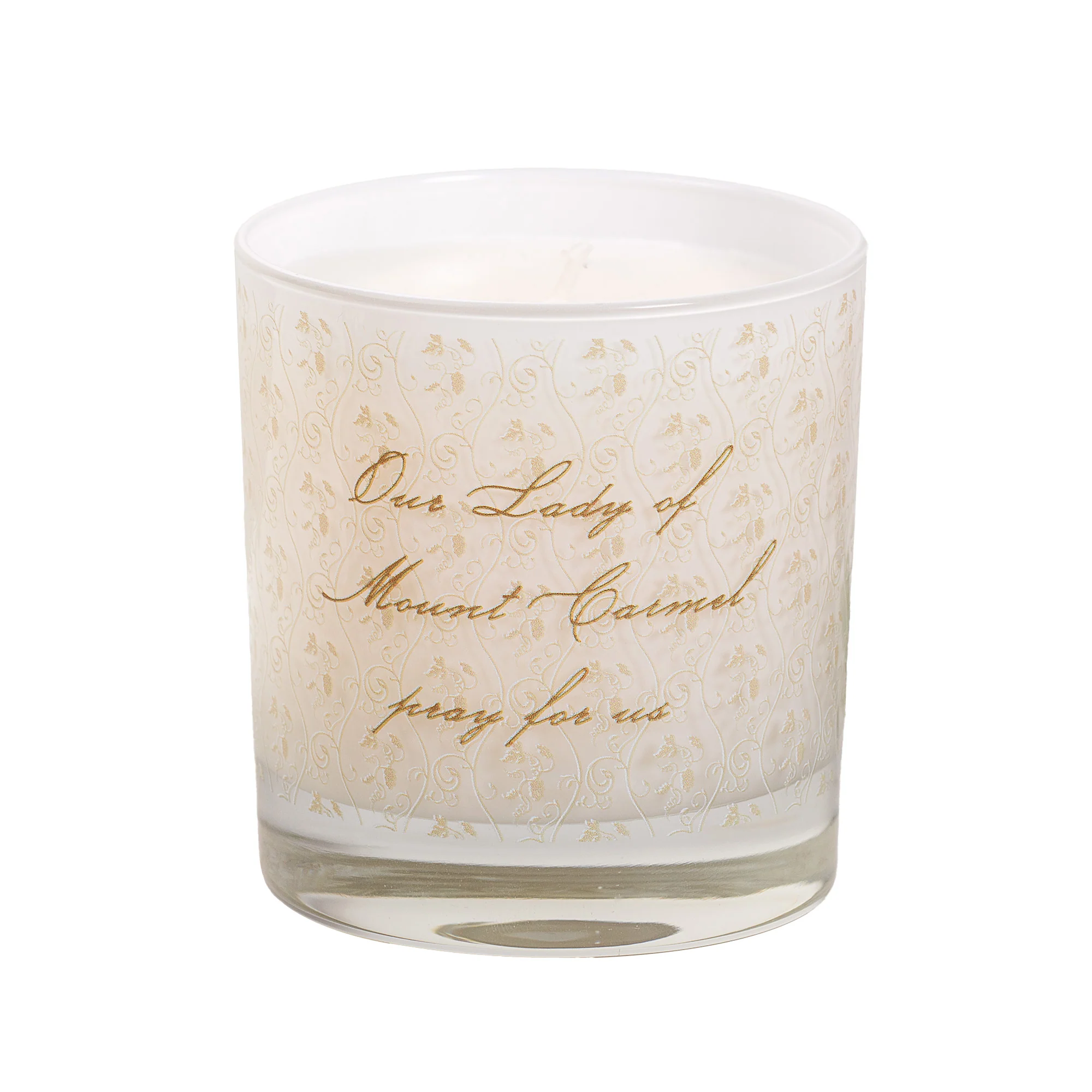 Our Lady of Mt. Carmel Toile Candle - Image 4