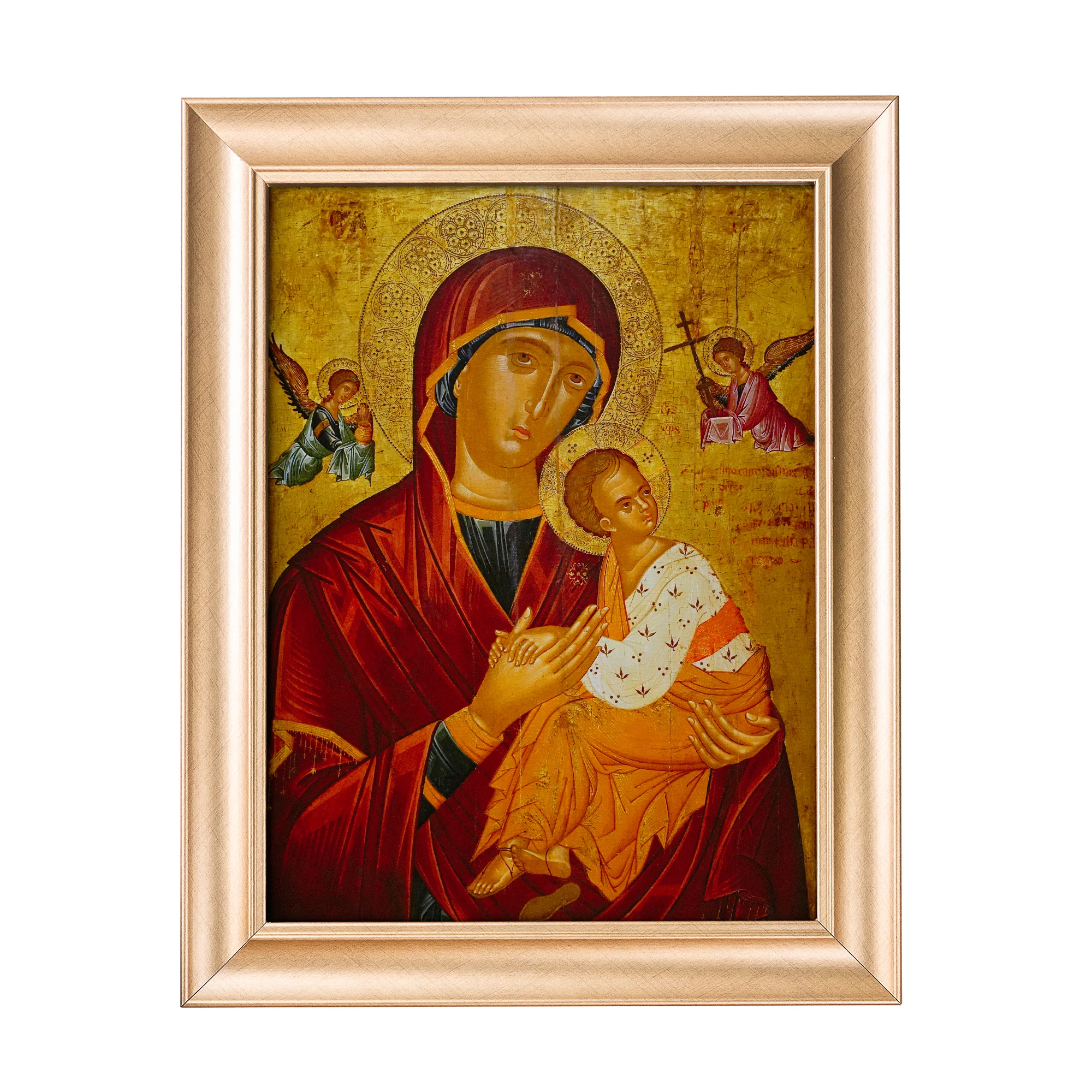 Our Lady of Perpetual Help Antique Gold Framed Print - Multiple Sizes - Image 4