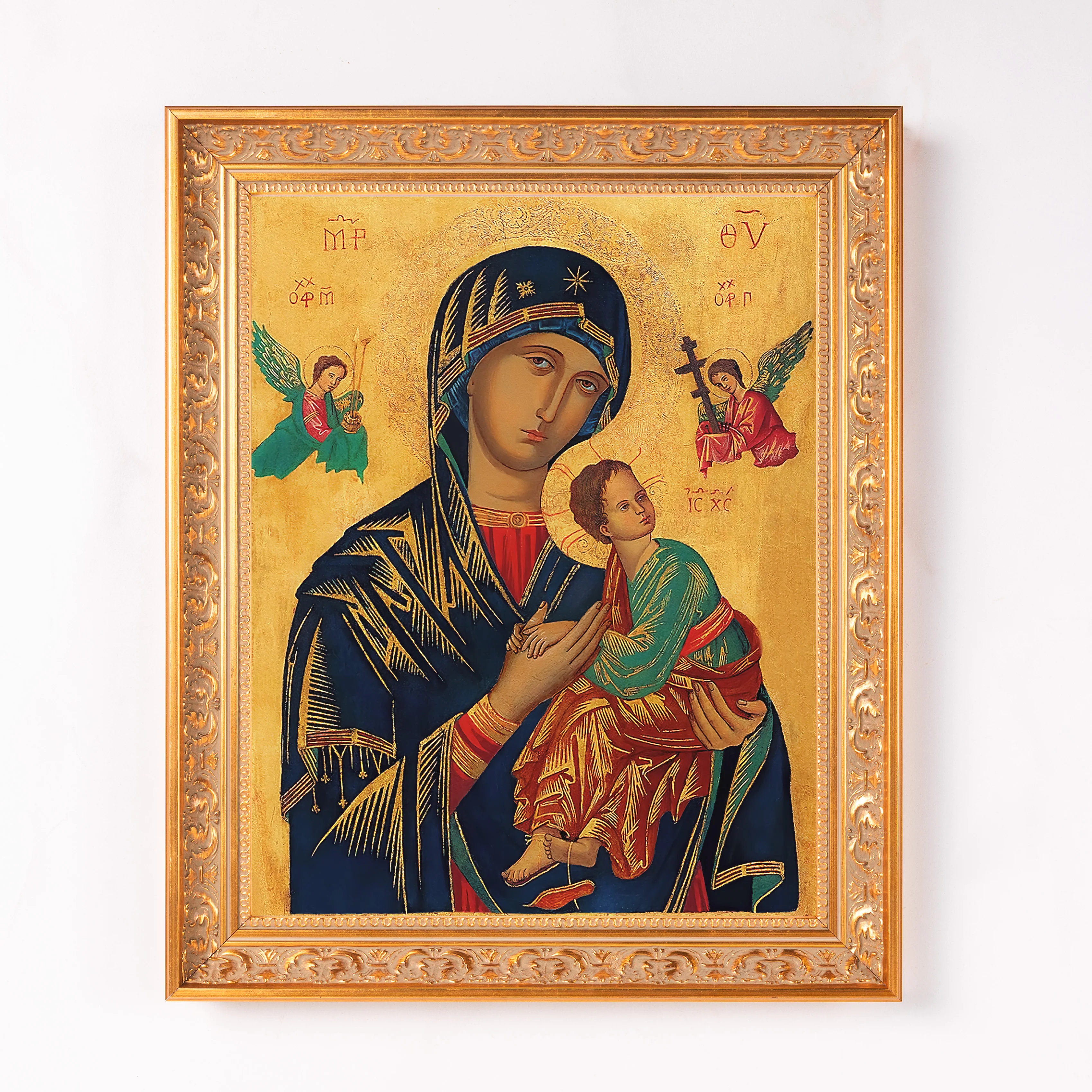 Our Lady of Perpetual Help Framed Canvas - Sacred Classics Collection - Image 2