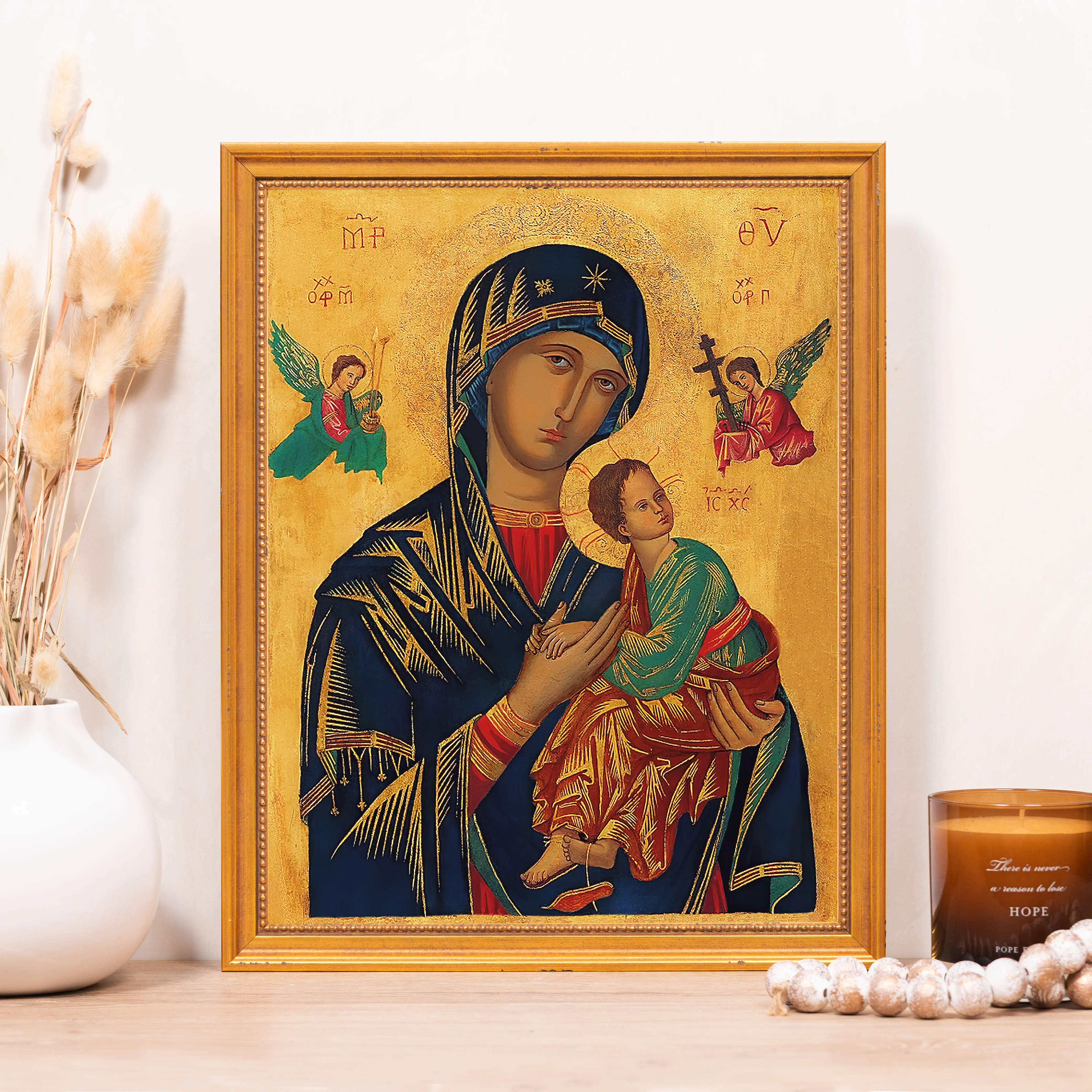 Our Lady of Perpetual Help Framed Canvas - Sacred Classics Collection - Image 5