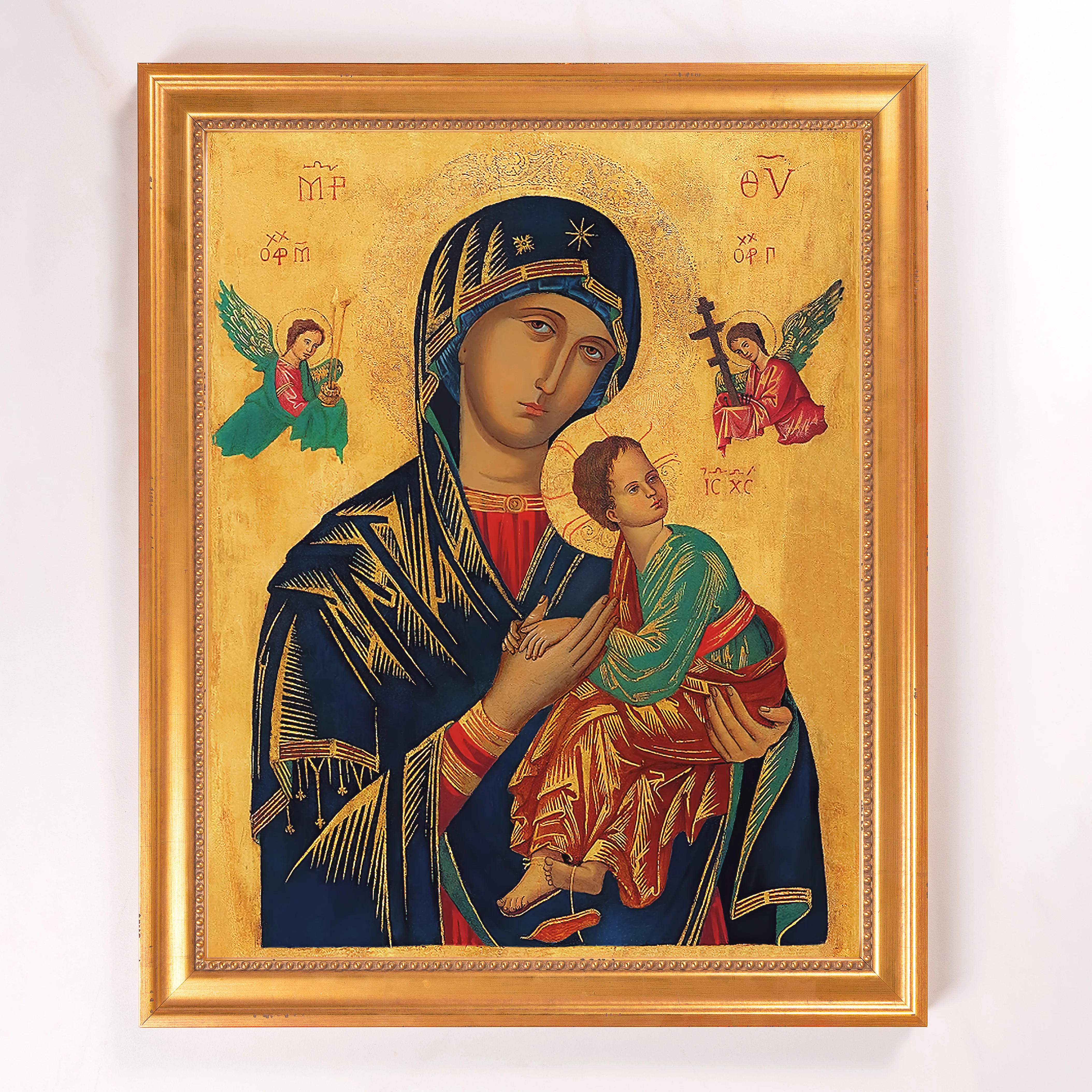 Our Lady of Perpetual Help Framed Canvas - Sacred Signature Collection - Image 8
