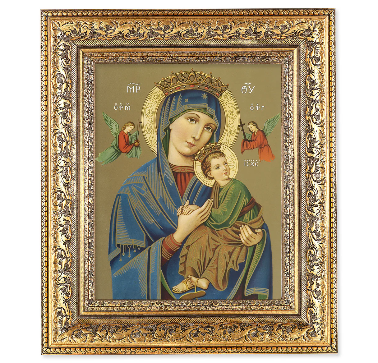 Our Lady of Perpetual Help Gold Framed Art - 8" x 10"