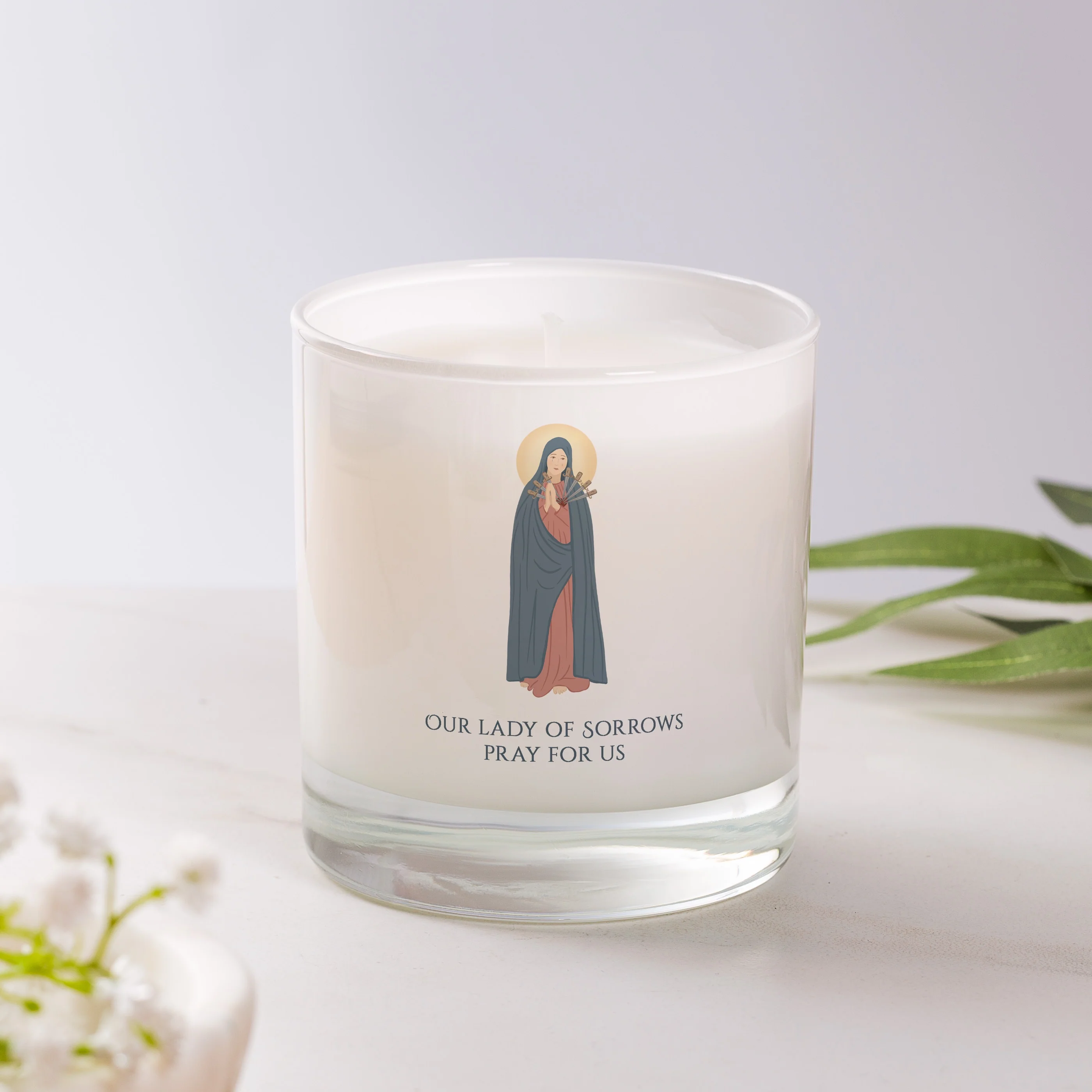 Our Lady of Sorrows Candle