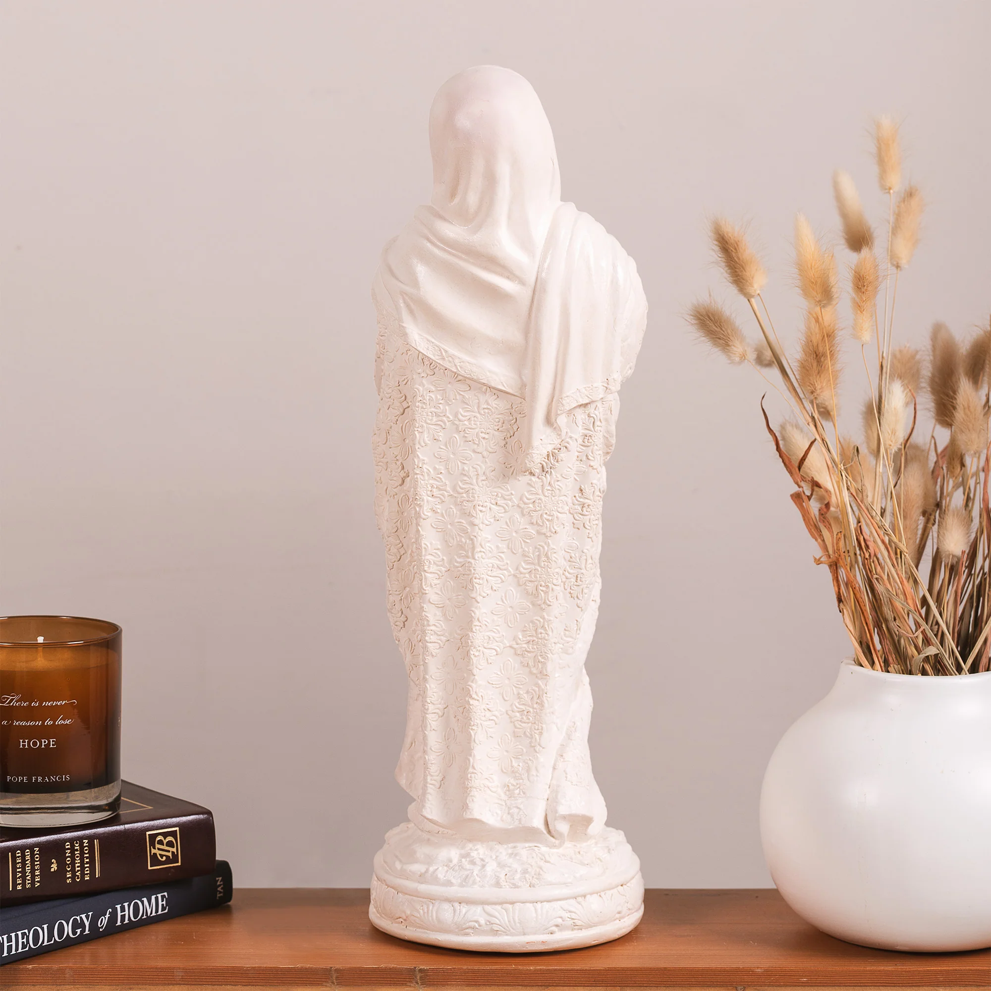 Our Lady of Sorrows Statue - White or Hand Painted -16" - Image 4