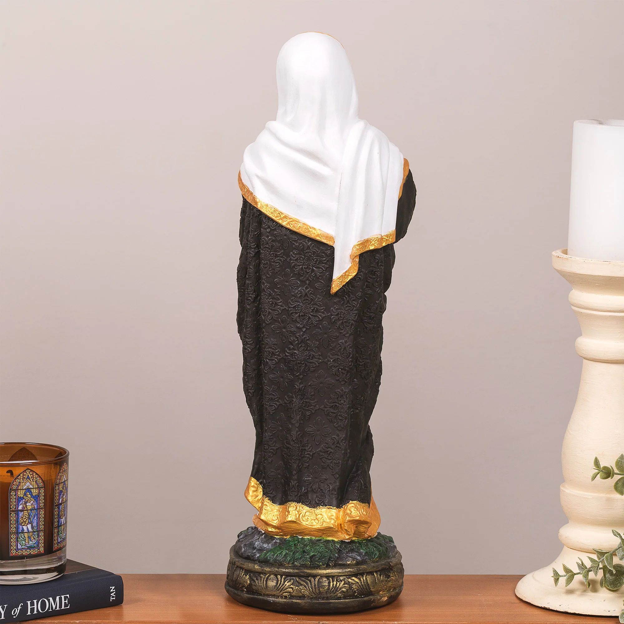 Our Lady of Sorrows Statue - White or Hand Painted -16" - Image 8