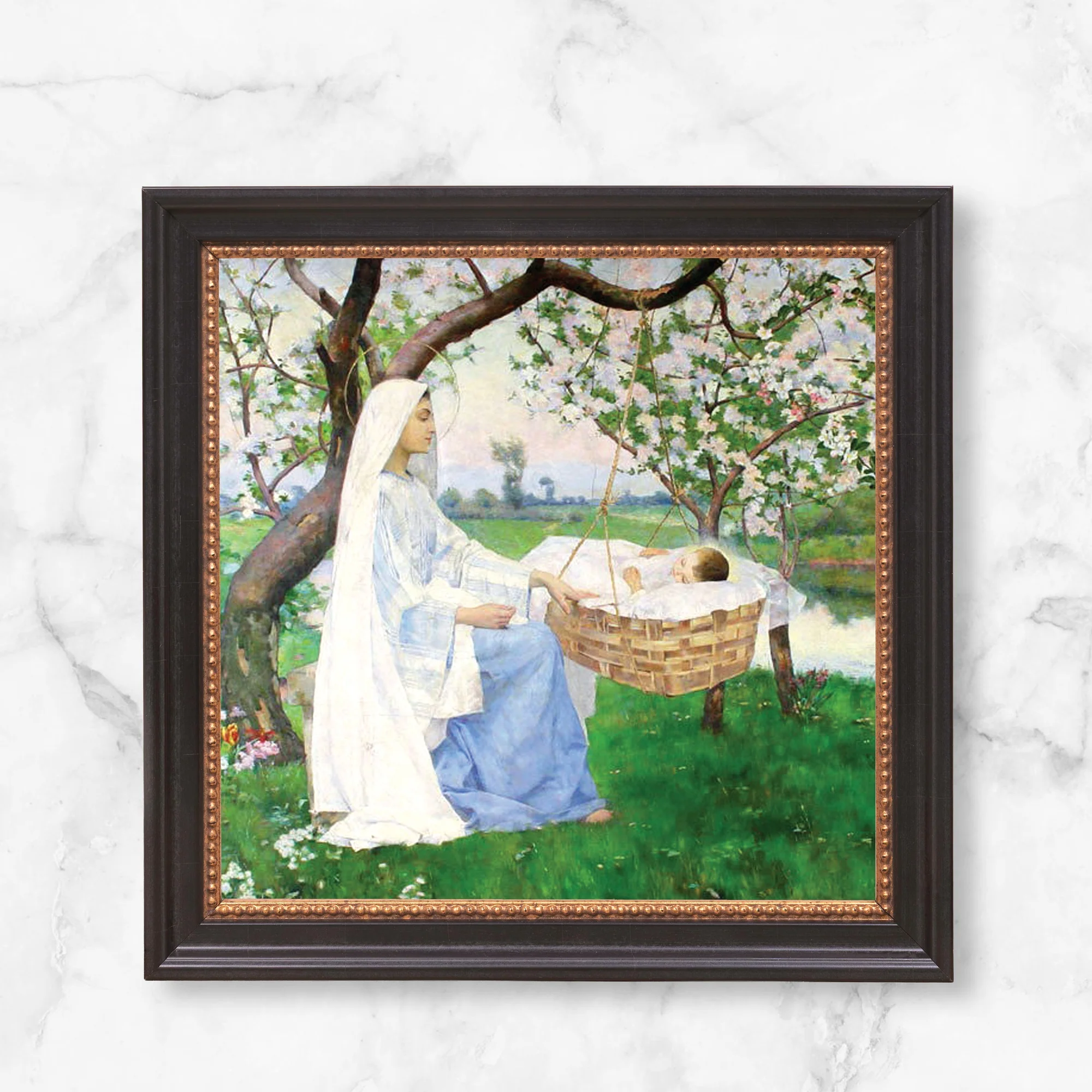 Our Lady of Spring Framed Canvas - Sacred Mini Collection - Image 10