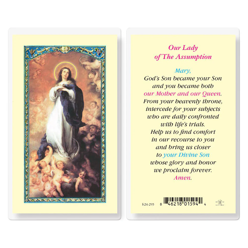 Our Lady of The Assumption - Prayer Card
