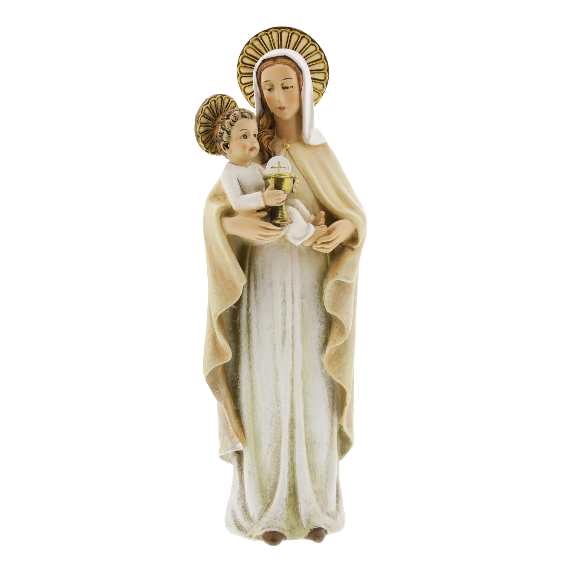 Our Lady of the Blessed Sacrament Statue - 8" - Image 2