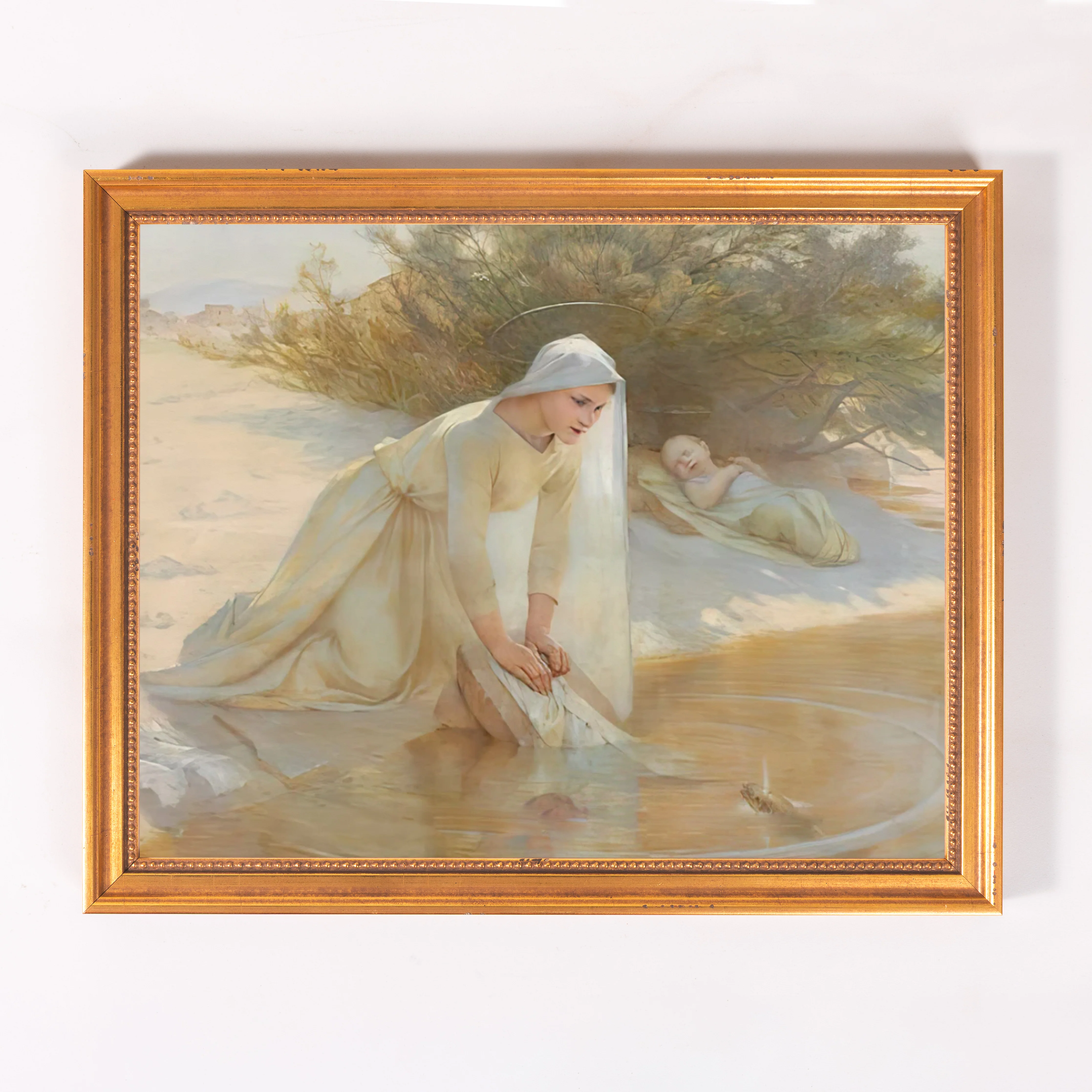 Our Lady of the Waters Framed Canvas - Sacred Classics Collection - Image 5