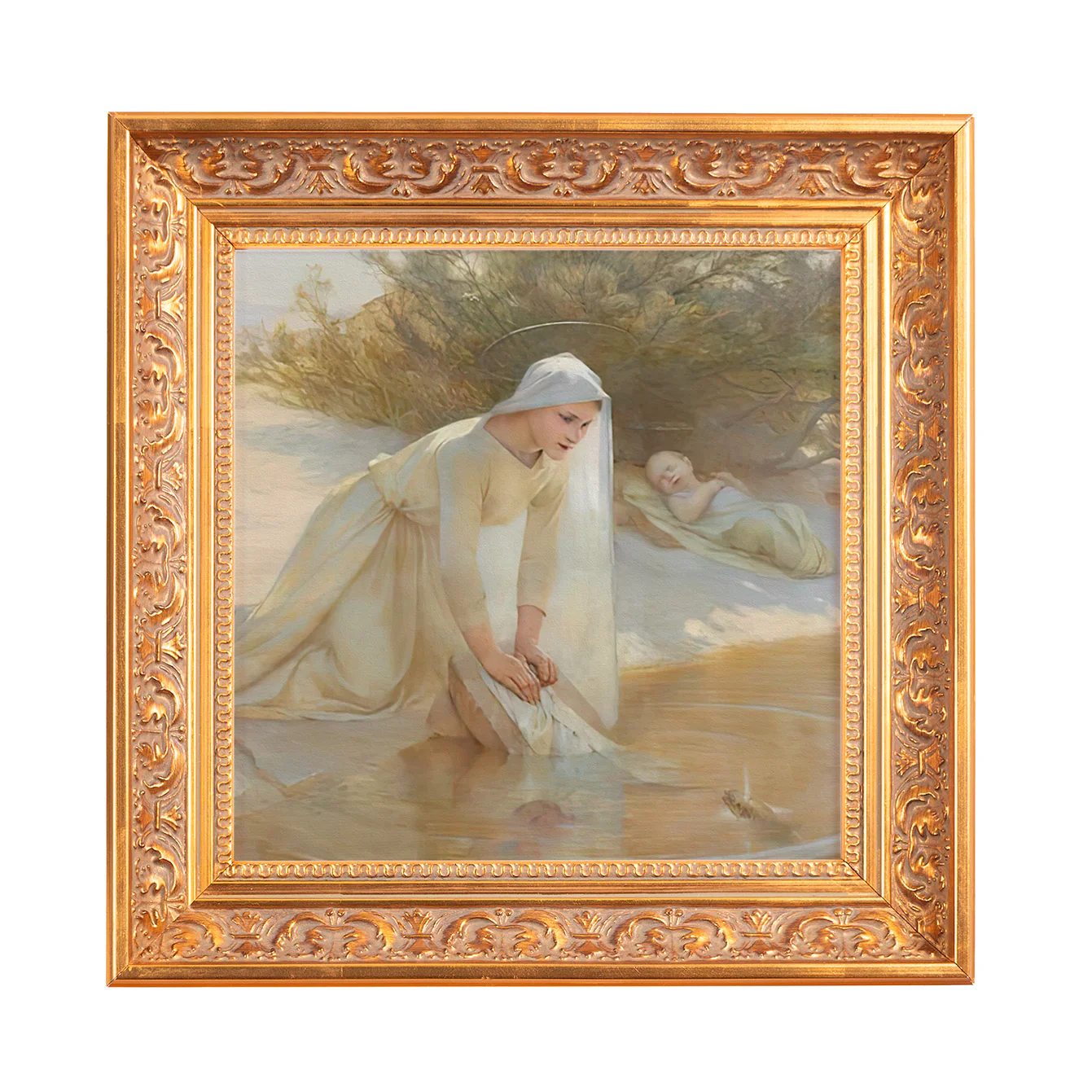 Our Lady of the Waters Framed Canvas - Sacred Mini Collection - Image 3