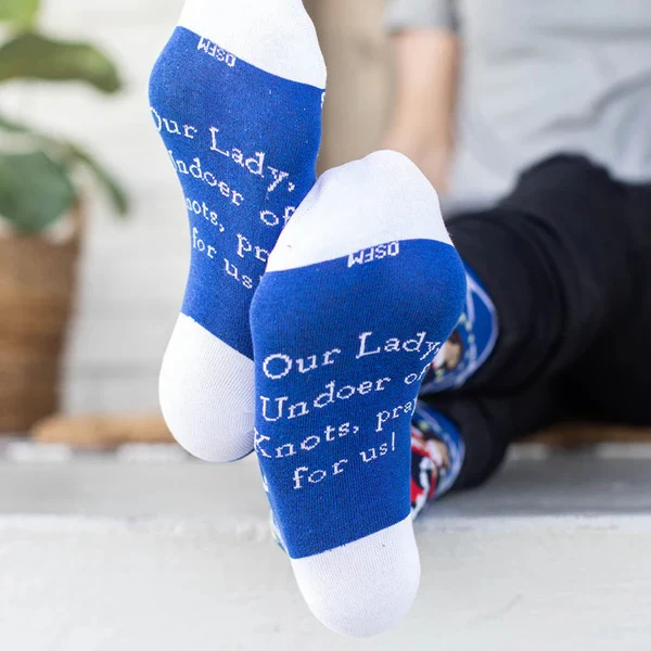 Our Lady Undoer of Knots Adult Socks - Image 3