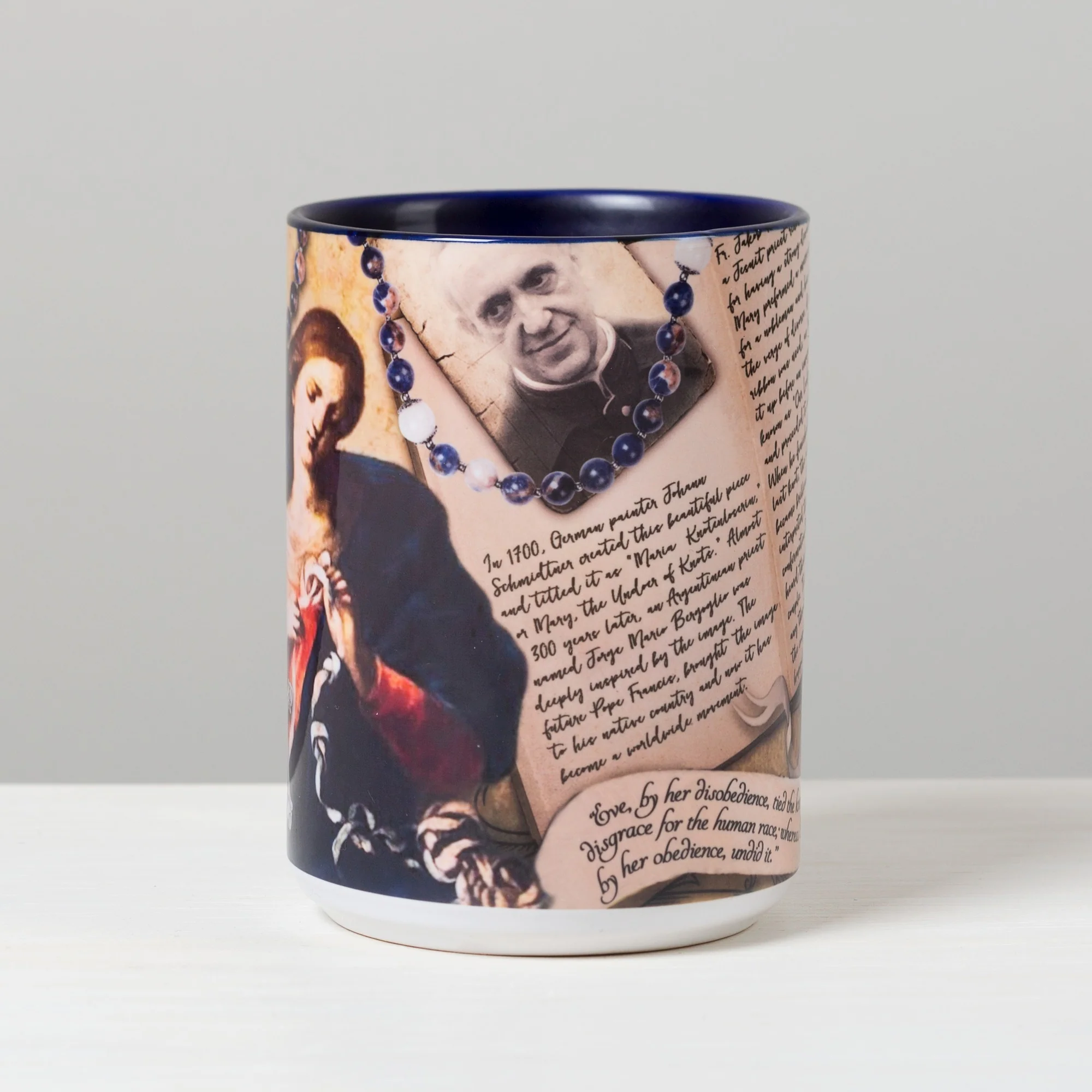 Our Lady Undoer of Knots Story Mug - Image 2